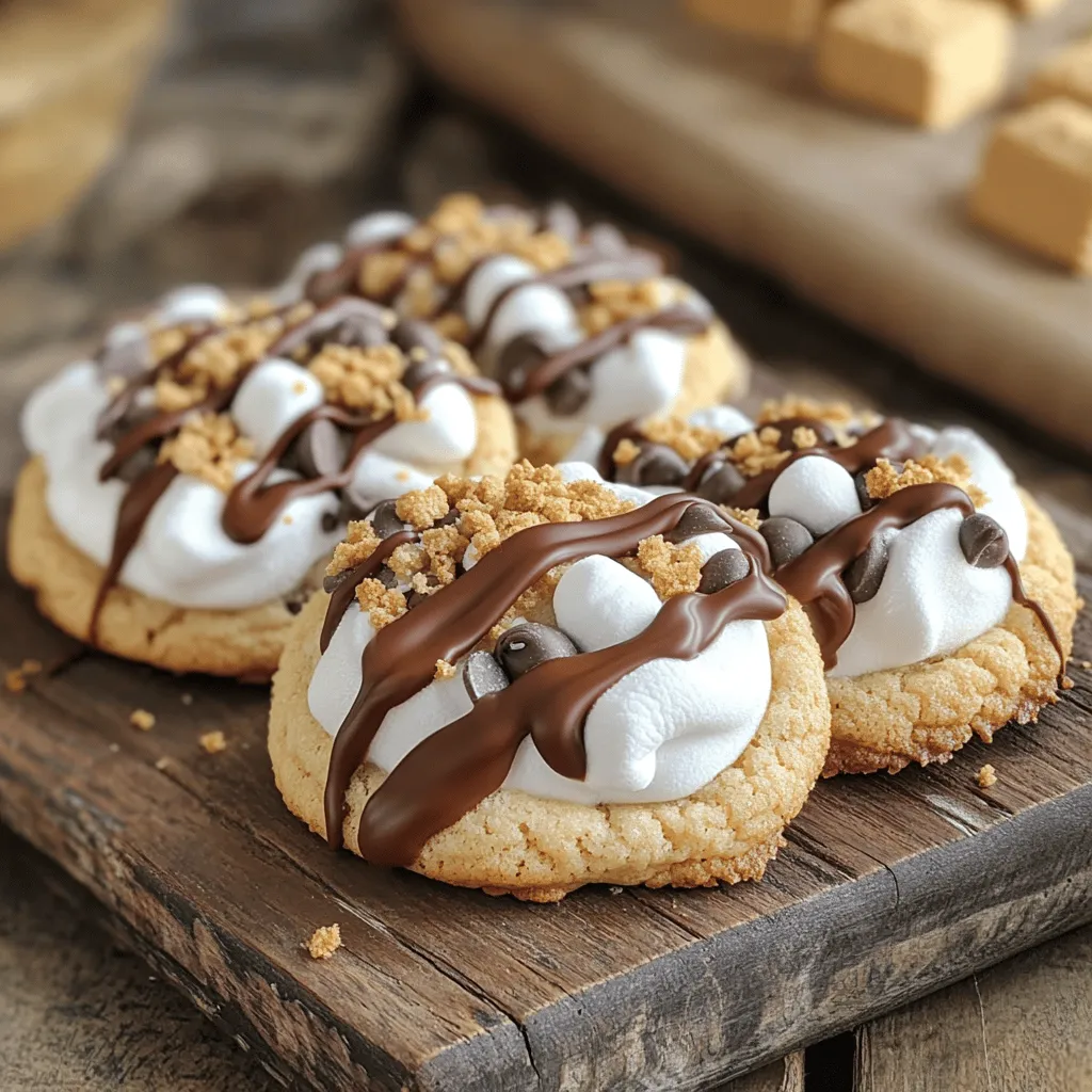 Creating s'mores cookies is all about using the right ingredients. Here’s what you’ll need: