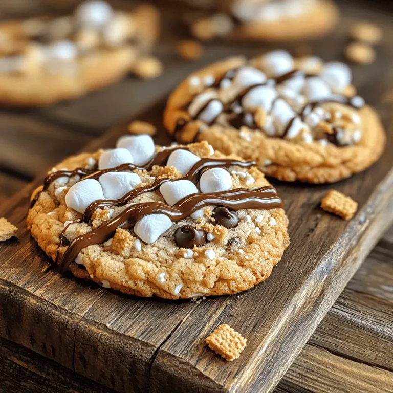Creating s'mores cookies is all about using the right ingredients. Here’s what you’ll need: