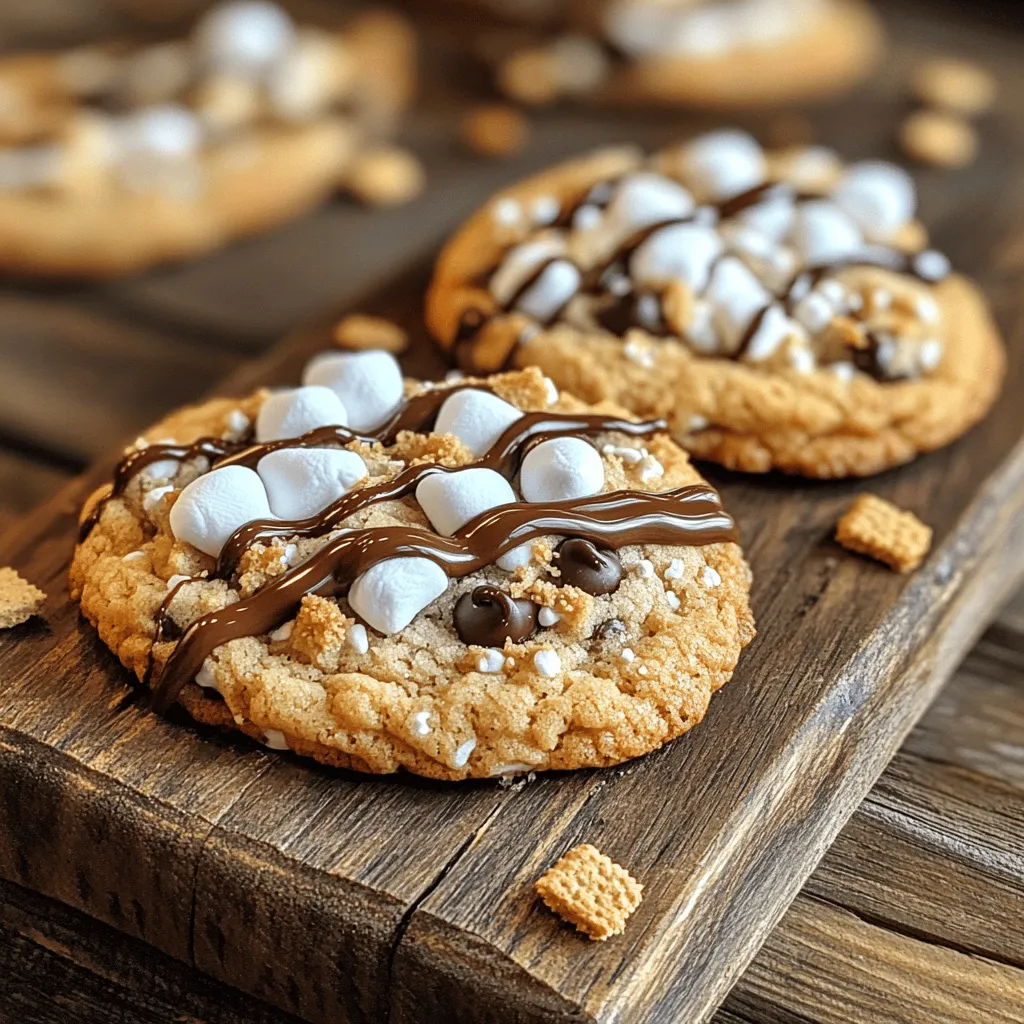 Creating s'mores cookies is all about using the right ingredients. Here’s what you’ll need: