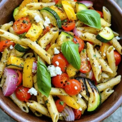 Grilled Vegetable Pasta Salad Flavorful and Satisfying
