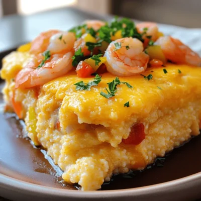 Savory Shrimp and Grits Casserole Comfort Food Delight