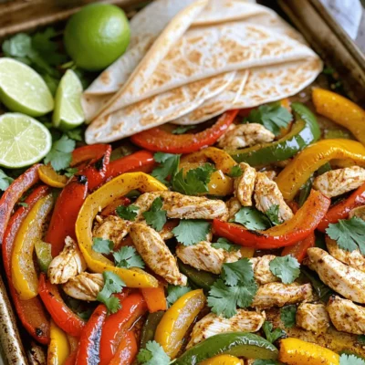Sheet Pan Chicken Fajitas Flavorful and Easy Dish