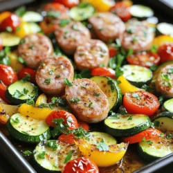 Satisfying Sheet Pan Sausage and Veggies Recipe