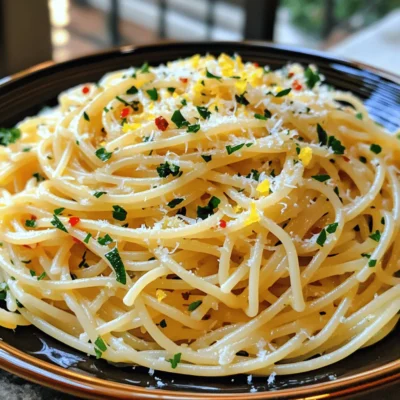 Spaghetti Aglio e Olio Simple and Savory Delight
