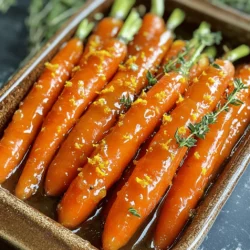 - 1 pound baby carrots (or regular carrots, peeled and cut into sticks) - 2 tablespoons honey - 1 tablespoon orange juice - 1 tablespoon lemon juice - 2 tablespoons unsalted butter - Salt and pepper to taste - 1 teaspoon fresh thyme leaves (or ½ teaspoon dried thyme) - Zest of 1 orange To make honey citrus glazed carrots, you need fresh carrots. Baby carrots are cute and easy, but regular carrots work too. Just peel and cut them into sticks. This helps them cook evenly. Next, grab your honey. It adds a sweet touch. Citrus juices from oranges and lemons bring in bright flavors. Together, they create a nice glaze. You'll also need butter. It makes the glaze rich and smooth. Don't forget salt and pepper to add flavor. Fresh thyme adds a nice herbal note, while orange zest gives that extra pop. Using these ingredients, you’ll create a colorful and tasty side dish. This recipe is not just easy; it’s a great way to get kids to eat their veggies! Check out the full recipe for all the steps. Start by washing the carrots under cold water. If you use regular carrots, peel them first. Make sure to cut the carrots into even sticks. This helps them cook at the same rate. If you use baby carrots, you can leave them whole. Next, bring a medium pot of water to a boil. Add a pinch of salt to the water. Carefully add the carrots and boil them for about 5 to 7 minutes. You want them tender but still a bit crisp. After boiling, drain the carrots and set them aside. Now, it's time to make the glaze. In a large skillet, melt 2 tablespoons of unsalted butter over medium heat. Once the butter melts, add 2 tablespoons of honey, 1 tablespoon of orange juice, and 1 tablespoon of lemon juice. Add in 1 teaspoon of fresh thyme leaves too. Stir this mix until it's well combined and starts to bubble a little. Add the drained carrots to the skillet. Toss them in the honey citrus mixture to coat them evenly. Cook for about 3 to 4 minutes, stirring sometimes. This helps the carrots soak up the glaze. When you finish cooking, remove the skillet from heat. Sprinkle the carrots with the zest of 1 orange, salt, and pepper. Toss everything together to mix the flavors. For serving, place the glazed carrots on a dish. You can add fresh thyme leaves for a nice touch. For the full recipe, check out Honey Citrus Glazed Carrots. To make your honey citrus glazed carrots even tastier, try adding fresh herbs. Besides thyme, consider using rosemary or dill. These herbs add a nice touch. You can also sprinkle in a pinch of garlic powder for extra depth. Pair your carrots with grilled chicken or fish. They also go well with rice or quinoa. The sweet glaze balances the savory flavors of these dishes. For a different twist, you can roast the carrots. Roasting brings out their natural sweetness and adds a nice char. Preheat your oven to 400°F (200°C) and spread the carrots on a baking sheet. Drizzle with the honey citrus glaze and roast for about 20 minutes. If you prefer steaming, use a steamer basket over boiling water. Steam the carrots until they are tender, about 6-8 minutes. This method keeps more nutrients in the carrots. For best results, use a large skillet for glazing. A non-stick skillet works well to prevent sticking. Be careful not to overcook your carrots. Overcooked carrots turn mushy and lose their bright color. Aim for a tender-crisp texture. If the glaze is too sweet, add a splash of lemon juice. This helps balance the flavors. You can also add a pinch of salt to enhance the taste. For the perfect glaze, watch for a bubbly texture. It should coat the carrots well without being too runny. If it's too thick, add a little water to loosen it up. For the full recipe, click [Full Recipe]. {{image_2}} You can play with citrus flavors in this dish. Using lime adds a zesty twist. Grapefruit gives a nice bitterness that balances the sweetness. Try a mix of orange and lemon juice for a bright taste. Each choice brings a unique flavor to your glazed carrots. You can choose one or combine two for a fun twist. Mixing in other veggies can boost flavor and nutrition. Try adding green beans or peas for a pop of color. If you like, add bell peppers for a sweet crunch. When cooking mixed veggies, cut them into similar sizes. This helps them cook evenly. Adjust the boiling time to make sure everything is tender but not mushy. If you want a vegan version, swap butter for olive oil or coconut oil. Instead of honey, use maple syrup or agave nectar. Both options keep the glaze sweet. For gluten-free needs, this recipe is great as it is. Just be sure all your ingredients meet gluten-free standards. You can enjoy this dish without worry! To store leftover glazed carrots, let them cool first. Place them in an airtight container. This keeps them fresh for about 3-5 days. I recommend using glass containers. They do not absorb smells or stains. Plus, they are easy to clean. For long-term storage, freezing is a great option. First, let the glazed carrots cool completely. Then, place them in freezer bags. Remove as much air as possible to prevent freezer burn. You can freeze them for up to 3 months. When you are ready to eat, thaw the carrots overnight in the fridge. For the best texture, reheat them gently. You can use a microwave or a skillet on low heat. This way, they stay tender and flavorful. Enjoy your delicious Honey Citrus Glazed Carrots! For the full recipe, check out the earlier sections. Yes, you can use frozen carrots. Just remember to adjust the cooking time. Frozen carrots often need less boiling time because they are blanched before freezing. Boil them for about 3-4 minutes instead of 5-7 minutes. Drain and then add them to the honey citrus glaze. This keeps their bright color and crisp texture. Honey citrus glazed carrots are quite healthy! Carrots are full of vitamins. They are great for your eyes and skin. Honey adds natural sweetness without refined sugars. The citrus juices provide vitamin C, which helps your immune system. Butter adds flavor, but you can use less for a lighter dish. Overall, this side dish is nutritious and tasty. You can prep the carrots a day ahead. Wash and cut them, then store them in cold water in the fridge. This keeps them fresh. You can also make the glaze in advance. Just store it in a jar in the fridge. When ready to serve, boil the carrots and warm the glaze. Toss them together, and you're all set! This method saves time on busy days. For the full recipe, check out the Honey Citrus Glazed Carrots section. This blog post showed you how to make honey citrus glazed carrots. You learned the key ingredients and simple steps to prepare them. We discussed tips for flavor and cooking methods. You also explored variations and storage ideas to keep your carrots tasty. With the right techniques, you can create a delicious dish. Enjoy experimenting with flavors and share this healthy side at your meals. Try new ingredients and make it your own. Happy cooking!