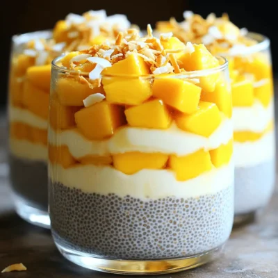Mango Coconut Chia Pudding Delightful Healthy Treat