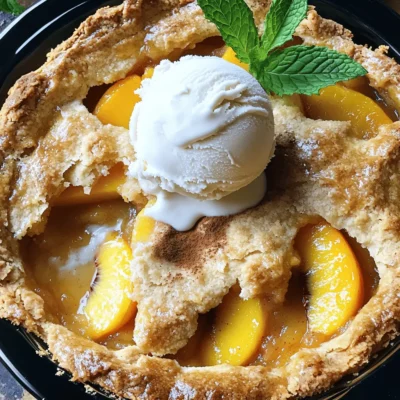 Easy Homemade Peach Cobbler Simple and Sweet Treat