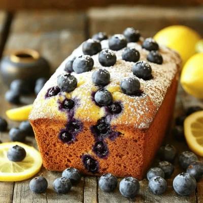 Lemon Blueberry Pound Cake Delightful and Easy Recipe