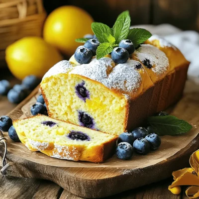 Lemon Blueberry Bread Delightfully Moist Recipe