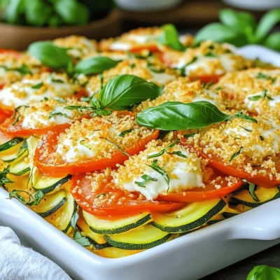 Tomato Zucchini Casserole Savory and Satisfying Meal