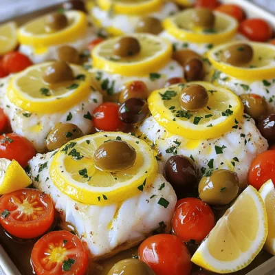 Mediterranean Baked Fish Flavorful and Simple Recipe