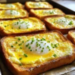 - 4 slices of thick bread (sourdough or whole grain) - 4 large eggs - 1 cup shredded cheese (cheddar, mozzarella, or a blend) - 2 tablespoons milk For this dish, I love using thick bread. Sourdough or whole grain works best. They hold up nicely and give a great texture. Next, you need eggs. I recommend large eggs for the best results. Cheese is key too. You can choose cheddar, mozzarella, or even a blend for a unique taste. - 1 teaspoon garlic powder - 1 teaspoon onion powder - Salt and pepper to taste Seasonings add flavor. Garlic powder and onion powder give a tasty kick. Don’t forget salt and pepper. They help balance the flavors and make each bite pop. - Fresh chives - Parsley Garnishes can elevate your dish. Fresh chives or parsley make it look nice and add a fresh taste. You can add them right before serving for a burst of color and flavor. First, preheat your air fryer to 350°F (175°C). This step is vital for even cooking. While the fryer heats, take your thick bread and cut out circles from the center. You can use a round cookie cutter or a cup for this. This creates a frame to hold the egg mixture. Next, grab a medium bowl. In it, whisk together the eggs, milk, garlic powder, onion powder, salt, and pepper. Mix until everything is smooth and well blended. The milk adds creaminess, while the spices bring flavor. Now, place the bread slices in the air fryer basket. Start by adding a generous amount of shredded cheese to each slice. This forms a tasty base. Then, carefully pour the egg mixture into each toast frame, filling it to the edge. Top with even more cheese for extra gooeyness. Cook the toast slices in the air fryer for 8-10 minutes. Check halfway through to ensure they cook evenly. The eggs should be set, and the cheese should be melted and bubbly. Adjust the time if needed based on your air fryer. Once cooked, use tongs to remove the toast from the air fryer. For a beautiful touch, garnish with fresh chives or parsley. This adds color and a fresh taste. Serve your delicious egg and cheese toast warm and enjoy the flavors! For the best texture, I recommend using thick bread. Sourdough and whole grain are my top picks. Sourdough gives a nice crust and tangy flavor. Whole grain offers a nutty taste and is healthy. When you choose thick slices, they hold up better to the egg mixture. To make your egg mixture more flavorful, try adding a few extras. You can mix in chopped spinach or diced tomatoes for freshness. A dash of hot sauce can add a fun kick! If you love herbs, fresh chives or parsley brighten the dish. Just whisk these add-ins into the eggs before pouring them into the bread. Air frying is fast and easy! Set your air fryer to 350°F (175°C) for perfect cooking. For a soft yolk, cook the toast for about 8 minutes. If you want firmer eggs, go for 10 minutes. Keep an eye on them, as cooking times may vary. Checking halfway ensures even cooking and prevents burning. {{image_2}} You can make a cheesy veggie version of this toast. Start by adding fresh veggies like spinach or tomatoes. They bring great flavor and color. Just chop them up and mix them in with the egg mixture. The air fryer cooks them quickly. You get a healthy twist on this classic dish. If you want more protein, add ham or bacon. These meats add a savory kick. Chop the ham or cut the bacon into small pieces. You can mix them into the egg mixture or layer them on top before cooking. This makes your toast heartier and more filling. For those who like heat, try adding jalapeños or hot sauce. Slice fresh jalapeños and sprinkle them into the egg mixture. You can also drizzle hot sauce over the finished toast. This gives your dish a fun and spicy flavor. Enjoy the kick in every bite! To store leftover air fryer egg and cheese toast, place it in an airtight container. You can keep it in the fridge for up to three days. Make sure the toast cools to room temperature before sealing it. This helps prevent moisture buildup, which can make the toast soggy. When you’re ready to eat, the best way to reheat is in the air fryer. Set it to 350°F (175°C) and heat for about 3-5 minutes. This method helps keep the toast crispy. You can also use a toaster oven for similar results. Avoid using a microwave, as it can make the bread chewy. You can freeze air fryer egg and cheese toast if you want to save some for later! Wrap each piece tightly in plastic wrap, then place them in a freezer bag. They will stay fresh for up to two months. When you want to eat them, thaw in the fridge overnight. Reheat in the air fryer as mentioned above for the best taste and texture. Yes, you can use many kinds of cheese! Try gouda for a smoky flavor. You can use swiss for a nutty taste. If you want something spicy, pepper jack works great. Each cheese adds its own unique flavor to the dish. Look for a few signs. The eggs should be firm and not runny. If they jiggle too much, they need more time. The cheese should be melted and bubbly, too. You can also stick a toothpick in the egg to check. If it comes out clean, the eggs are done. Absolutely! Preheat your oven to 375°F (190°C). Place the bread on a baking tray. Follow the same steps to pour the egg mixture into the toast frames. Bake for 15-20 minutes, or until the eggs are set and the cheese is melted. Yes, you can use gluten-free bread. Many brands offer tasty options. Look for thick slices to hold the egg mixture well. You can also use rice cakes or corn tortillas as a fun twist. These alternatives still deliver great flavor! This blog post explored making delicious egg toast with various ingredients and techniques. We discussed key components like thick bread, cheeses, and spices, plus optional garnishes. You learned how to prepare the bread, mix the egg mixture, and assemble everything. I shared tips for choosing bread, enhancing flavors, and mastering air frying. With fun variations and storage advice, you can customize your egg toast. Enjoy your cooking adventure, and don’t hesitate to experiment with flavors to make it your own!