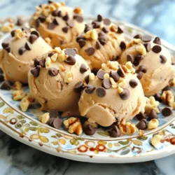 - 1 cup plain Greek yogurt - 1/2 cup peanut butter (creamy or crunchy) - 2 tablespoons honey or maple syrup - 1 teaspoon vanilla extract - 1/4 cup mini chocolate chips - 1/4 cup chopped nuts (optional: almonds, walnuts, or peanuts) - A pinch of sea salt Each ingredient plays a key role in making these frozen yogurt bites a treat. The Greek yogurt gives a creamy base. Peanut butter adds a rich, nutty flavor. Honey or maple syrup sweetens the mix. Vanilla extract adds warmth and depth. Mini chocolate chips bring a burst of sweetness. Chopped nuts add crunch, but they are optional. A pinch of sea salt balances all the flavors. When selecting your ingredients, use high-quality ones for the best results. Opt for plain Greek yogurt for creaminess. Choose your favorite peanut butter, whether creamy or crunchy. Honey or maple syrup can add unique flavors based on your choice. This simple list makes it easy for anyone to whip up these delicious bites. With these ingredients, you can create a healthy snack that kids and adults will love! 1. In a mixing bowl, combine the Greek yogurt, peanut butter, honey, vanilla, and salt. 2. Stir the mixture well until it is smooth and creamy. 3. Gently fold in the mini chocolate chips and any chopped nuts you want. 4. Prepare a mini muffin tray by lining it with silicone or paper liners. 5. Spoon the yogurt mixture into each muffin liner, filling them about three-quarters full. 6. Lightly tap the tray on the counter to release any air bubbles. 7. Place the tray in the freezer. Let the bites freeze for at least 3 hours. 8. Once solid, pop the bites out of the tray. Store them in an airtight container in the freezer for up to one month. This easy step-by-step guide helps you create tasty frozen yogurt bites with rich flavors. You get a blend of creamy peanut butter and sweet chocolate in every bite. To get a smooth texture, mix the Greek yogurt and peanut butter well. Use a sturdy spoon to blend them until you see no lumps. This step is key to a creamy bite. When adding mini chocolate chips, fold them in gently. This keeps them evenly mixed throughout. If you stir too hard, you might break them apart. Air bubbles can ruin your bites. To avoid them, fill the muffin liners slowly. After filling, tap the tray lightly on the counter. This helps release any trapped air. You can present your yogurt bites in fun ways. Try placing them on a colorful platter. Adding extra mini chocolate chips and nuts around them makes a great display. For snacks or desserts, serve these bites with fresh fruit. Slices of banana or strawberries pair well. You can also enjoy them with a scoop of ice cream for a treat. {{image_2}} You can change the nut butter to suit your taste. Try almond butter or sunflower seed butter for a different flavor. Each nut butter adds its own twist to the bites. For sweeteners, honey works well, but you can also use agave syrup or even stevia. Each sweetener brings a unique taste level. Add fruits to the yogurt mix for more fun. Small pieces of strawberries or blueberries work great. They add color and flavor to your frozen treats. Want to spice things up? Add cinnamon or nutmeg for warmth. Just a pinch can change the whole taste. Vanilla extract is a classic, but almond or coconut extract can give a tasty twist. These little changes can make your yogurt bites stand out and feel special. To keep your yogurt bites fresh, store them in an airtight container. This prevents freezer burn. You can use a plastic or glass container. Always make sure the lid fits well. For the best taste, enjoy them within one month. After that, they may lose some flavor and texture. To thaw the frozen bites, take them out of the freezer. Let them sit at room temperature for about 10 minutes. This makes them easier to eat. If you're in a hurry, you can microwave them for about 5 seconds. Be careful not to melt them. Enjoy your tasty treats as a quick snack or dessert! Can I use non-dairy yogurt? Yes, you can use non-dairy yogurt. Look for options made from almond, coconut, or soy. These will work well in this recipe. Just ensure they are plain and unsweetened for the best taste. How long can these be stored in the freezer? You can store these yogurt bites in the freezer for up to one month. Keep them in an airtight container to maintain their flavor and texture. Are there any allergens to be aware of? Yes, this recipe contains common allergens. It has dairy from yogurt and nuts from peanut butter. If you have allergies, consider using alternatives like non-dairy yogurt or sunbutter. Can I omit the sweetener? Yes, you can omit the sweetener if you prefer. The peanut butter and yogurt have some natural sweetness. Try it first without sweetener and see if you like the taste. What substitutes can I use for chocolate chips? You can use carob chips, chopped dried fruit, or even small pieces of dark chocolate. Each option gives a unique taste and texture. Choose what you like best! You learned how to make easy and tasty yogurt bites. We covered ingredients, step-by-step prep, and tips for the best texture. You can swap ingredients and add flavors to fit your taste. Remember to store the bites right to keep them fresh. These yogurt bites are not just snacks; they can also be a fun dessert. Try them out and make them your own! Enjoy creating something new for you and your family.