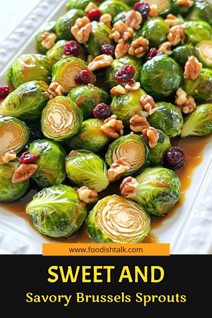 Elevate your weeknight dinners with these Maple Mustard Brussels Sprouts Sheet-Pan! This simple and delicious recipe combines crispy Brussels sprouts, sweet maple syrup, and zesty Dijon mustard, all roasted to perfection. It's a tasty side dish packed with flavor and nutrients, perfect for any meal. Click through for the full recipe and impress your family with this irresistible dish! #BrusselsSprouts #HealthyRecipes #SheetPanDinner #MapleMustard