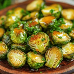 - 1 pound Brussels sprouts, halved - 3 tablespoons olive oil - 2 tablespoons Dijon mustard - 2 tablespoons pure maple syrup - 1 teaspoon garlic powder - 1 teaspoon smoked paprika - Salt and pepper to taste - Fresh parsley, chopped (for garnish) Gathering the right ingredients is key for tasty Air Fryer Maple Dijon Brussels Sprouts. Start with fresh Brussels sprouts. They should be firm and bright green. Halving them helps them cook evenly and soak up flavor. Next, use olive oil, which adds richness and helps the sprouts crisp up nicely. Dijon mustard gives a tangy kick that pairs well with the sweetness of maple syrup. This combo makes the dish pop. For added depth, use garlic powder and smoked paprika. Garlic powder gives warmth, while smoked paprika adds a subtle smokiness. Don’t forget your salt and pepper! These basic seasonings enhance all the flavors. Finally, sprinkle fresh parsley on top for a bright finish. It adds color and a fresh taste. With these ingredients, you're set for a delicious side dish that everyone will love! - Rinse and trim Brussels sprouts. - Cut Brussels sprouts in half lengthwise. First, rinse the Brussels sprouts under cold water. This step cleans them well. Next, trim the ends to remove any tough bits. Now, cut each sprout in half from top to bottom. This helps them cook evenly and soak up the glaze. - Mix olive oil, Dijon mustard, maple syrup, garlic powder, smoked paprika, salt, and pepper. In a small bowl, combine three tablespoons of olive oil, two tablespoons of Dijon mustard, and two tablespoons of pure maple syrup. Add one teaspoon of garlic powder, one teaspoon of smoked paprika, and salt and pepper to taste. Whisk this mix until it’s smooth and well blended. This glaze adds a sweet and tangy flavor. - Coat the Brussels sprouts with the glaze. - Preheat the air fryer to 375°F (190°C). - Air fry for 12-15 minutes, shaking halfway through. In a large bowl, toss the halved Brussels sprouts with the glaze until they are fully coated. Make sure every piece is covered. Then, preheat your air fryer to 375°F (190°C) for about 3-5 minutes. Once ready, place the glazed Brussels sprouts in a single layer in the air fryer basket. Cook them for 12-15 minutes. Remember to shake the basket halfway through to ensure even cooking. The sprouts should be golden brown and tender when done. To make sure your Brussels sprouts cook evenly, shake the basket halfway through. This simple step helps them crisp up all around. Feel free to adjust the cooking time if you want your sprouts more or less crispy. If you like them soft, aim for 12 minutes. For a crunchier bite, go for 15 minutes. Serve your Brussels sprouts warm and sprinkle fresh parsley on top. This adds a nice touch and color. For extra sweetness, drizzle a bit more maple syrup before serving. This small step makes a big difference in flavor. Enjoy your tasty side dish! {{image_2}} You can change the taste of your Brussels sprouts easily. Adding balsamic glaze gives a sweet and tangy twist. Just drizzle it over the sprouts before serving. This makes each bite pop with flavor. Another fun idea is to add nuts like walnuts or pecans. They add a nice crunch and texture. Chop them up and toss them in with the Brussels sprouts. You’ll enjoy the extra crunch with each mouthful. If you follow a vegan diet, you can still enjoy this dish. Just make sure all your ingredients are plant-based. Use maple syrup and check that your Dijon mustard is vegan-friendly. This way, you have a tasty side dish that fits your diet. For those who need to avoid gluten, adjust your ingredients. Use gluten-free Dijon mustard and make sure your other items are gluten-free. This way, everyone can savor the dish without worry. To keep your Air Fryer Maple Dijon Brussels Sprouts fresh, use an airtight container. Place the cooled sprouts inside the container and seal it tightly. This will help them stay crisp longer. Store them in the fridge for up to three days. If you want to enjoy them later, make sure to check for any signs of spoilage before reheating. Reheating these sprouts is simple. I recommend using the air fryer for the best results. Preheat the air fryer to 350°F (175°C). Place the sprouts in the basket and heat them for about 5 minutes. This will bring back their crispiness. You can also use the oven. Spread them on a baking sheet and bake at 350°F (175°C) for around 10 minutes. Enjoy them warm and tasty! To get crispy Brussels sprouts, follow these tips: - Dry them well: After washing, pat them dry with a towel. - Don’t overcrowd: Place them in a single layer in the air fryer. - Use enough oil: Coat them lightly with olive oil for crispiness. - Shake the basket: Halfway through cooking, shake the basket. This helps them cook evenly. - Adjust cooking time: If you like them crispier, add a few extra minutes. These steps will help create that perfect crispy texture you want. Yes, you can use frozen Brussels sprouts. Here are some tips: - Do not thaw: Cook them straight from the freezer. - Increase cook time: Frozen sprouts may need 2-5 more minutes to cook. - Coat well: Make sure to coat them in the glaze thoroughly. - Check for doneness: They should be golden and tender when done. Using frozen Brussels sprouts is a great time-saver. Air Fryer Maple Dijon Brussels sprouts go well with many dishes. Here are a few ideas: - Grilled chicken: The flavors blend nicely. - Roasted salmon: A great match for a healthy meal. - Quinoa salad: Adds a nutritious side. - Pasta dishes: Complements creamy or tomato-based sauces. These pairings will enhance your meal and bring out the flavors of the sprouts. This blog post shared a delicious recipe for Air Fryer Maple Dijon Brussels Sprouts. You learned about the key ingredients like Brussels sprouts, olive oil, and Dijon mustard. The step-by-step guide made it easy to prepare, glaze, and cook them perfectly in the air fryer. Brussels sprouts can be crispy and tasty with some simple tips. Feel free to explore flavor and dietary variations to suit your needs. Enjoy your cooking and savor each bite!