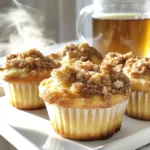 - 2 cups all-purpose flour - 1 teaspoon baking soda - 1 teaspoon baking powder - 1 teaspoon ground cinnamon - 1 teaspoon ground ginger - 1/2 teaspoon ground cardamom - 1/4 teaspoon ground nutmeg - 1/4 teaspoon salt - 1/2 cup unsalted butter, softened - 1 cup brown sugar, packed - 2 large eggs - 1 teaspoon vanilla extract - 1 cup brewed chai tea, cooled (or chai concentrate) - 1/2 cup whole milk - 1/2 cup chopped pecans - 1/2 cup streusel topping When I make Chai Latte Coffee Cake Muffins, I start by gathering my ingredients. Using fresh spices enhances the flavor greatly. The dry ingredients create the perfect base. I mix flour, baking soda, baking powder, and spices in one bowl. This blend gives the muffins a warm, cozy taste. Next, I work on the wet ingredients. I cream softened butter and brown sugar until it’s light and fluffy. This step is key for a moist muffin. Then I add in the eggs and vanilla extract. The brewed chai tea adds a unique touch. It gives the muffins that signature chai flavor. I often include chopped pecans for extra crunch. If you love streusel, don’t skip it! It adds a crispy topping that contrasts beautifully with the soft muffin. These ingredients come together to create a delightful morning treat. Make sure to measure accurately for the best results! 1. Preheat the oven and prepare the muffin tin Start by preheating your oven to 350°F (175°C). This step is key for even baking. Line a muffin tin with paper liners or grease it well with butter to prevent sticking. 2. Make the streusel topping In a small bowl, mix 1/2 cup of flour, 1/4 cup of brown sugar, and 1 teaspoon of cinnamon. Add 2 tablespoons of melted butter. Stir until crumbly. Set this aside; it will add a sweet crunch on top. 1. Combine dry ingredients in a bowl In a medium bowl, whisk together 2 cups of all-purpose flour, 1 teaspoon of baking soda, 1 teaspoon of baking powder, and your spices: 1 teaspoon of cinnamon, 1 teaspoon of ginger, 1/2 teaspoon of cardamom, 1/4 teaspoon of nutmeg, and 1/4 teaspoon of salt. This blend gives the muffins their chai flavor. 2. Cream butter and sugar until fluffy In a large mixing bowl, cream together 1/2 cup of softened butter and 1 cup of brown sugar using an electric mixer. Mix for about 3 to 5 minutes until it looks light and fluffy. 3. Add eggs and vanilla extract Beat in 2 large eggs, one at a time. After that, add in 1 teaspoon of vanilla extract. Mix until everything is well combined. 1. Mix dry and wet ingredients alternately Gradually add the dry mixture to the wet mixture. Alternate with 1 cup of brewed chai tea and 1/2 cup of whole milk. Start and end with the dry mix. Stir gently until just combined, but don’t overmix. 2. Fold in pecans if desired If you're using pecans, gently fold in 1/2 cup of chopped nuts into the batter. This adds a nice crunch and flavor. 3. Fill muffin tins and add streusel topping Spoon the batter evenly into your prepared muffin tins, filling each cup about 3/4 full. Sprinkle a generous tablespoon of your streusel topping over each muffin. 4. Bake muffins until golden brown Place the muffin tin in the oven and bake for 18 to 20 minutes. Test doneness by inserting a toothpick into the center; it should come out clean. - Best practices for measuring ingredients: Always use dry measuring cups for flour. Spoon flour into the cup, then level it off with a knife. This method keeps your muffins light. For brown sugar, pack it into the cup firmly before leveling. - How to achieve peak muffin height: Fill your muffin cups about three-quarters full. This allows room for the muffins to rise without spilling over. Also, bake them in a hot oven. A preheated oven helps them rise quickly. - Brewing the perfect chai for intense flavor: Use loose-leaf tea or high-quality tea bags. Steep the tea in boiling water for 5-7 minutes. If you want a stronger flavor, let it steep longer. Cool it before adding to your batter. - Suggestions for chai tea brands or blends: Look for brands like Stash or Harney & Sons. Their chai blends offer rich spices and flavors. You can also try different blends like masala chai for added depth. - How to achieve a perfect crumb topping: Mix flour, brown sugar, and cinnamon with melted butter. Use your fingers to crumble it together. This creates a texture that is crunchy and sweet. Do not overmix; you want some larger lumps. - Alternatives to streusel for added variety: Try using oats or crushed nuts instead of flour in your topping. You can also sprinkle some chocolate chips for a fun twist. These options keep your muffins exciting every time you bake. {{image_2}} You can easily change the flavor of your chai latte coffee cake muffins. One option is to add spices like cloves or nutmeg. These spices will give your muffins a warm, cozy taste. If you love chocolate, try creating a chocolate chai muffin. Just mix in some cocoa powder or chocolate chips. This sweet twist will surprise your taste buds! If you need a gluten-free option, you can use alternative flours like almond or coconut flour. These flours will give your muffins a different texture but still taste great. For vegan substitutions, swap the eggs for flaxseed meal or applesauce. Use almond milk or coconut milk instead of whole milk. These changes make this recipe friendly for everyone! Feel free to explore different mix-ins and toppings. You can add nuts like walnuts or seeds like chia for extra crunch. You might also consider dried fruit such as cranberries or raisins for a sweet touch. For toppings, try a simple glaze made from powdered sugar and milk. You could even sprinkle some toasted coconut on top for a tropical twist! To keep your muffins fresh at room temperature, store them in an airtight container. You can also wrap them in plastic wrap. This keeps moisture in and air out. Place a paper towel inside to help absorb any extra moisture. This method keeps them soft for about three days. For the best taste, enjoy the muffins within two days. If you have leftovers, you can place them in the fridge. This can help them last a bit longer, but they may dry out a bit. If you want to save some for later, freezing is a great option. Wrap each muffin in plastic wrap and then place them in a freezer bag. This keeps them fresh for up to three months. When you’re ready to enjoy them, remove the muffins from the freezer. Let them thaw overnight in the fridge. For a warm treat, you can reheat them in the oven at 350°F for about 10 minutes. You can also use the microwave for about 30 seconds to a minute. Chai latte coffee cake muffins can last about three days at room temperature. In the fridge, they can last up to a week. If properly frozen, they can last up to three months. Always check for any signs of spoilage before eating. If they smell bad or look off, it’s best to throw them away. Yes, you can use other types of tea. Some great substitutes include: - Earl Grey for a citrus twist - Rooibos for a caffeine-free option - Green tea for a lighter flavor Each choice brings its own unique taste. Experiment and find what you like best! You can test muffin doneness easily. Here are the signs to look for: - A toothpick inserted in the center comes out clean. - The tops should be golden brown. - The muffins spring back when lightly pressed. If they meet these signs, they are ready to come out of the oven! Absolutely! Doubling the recipe is simple. Just follow these tips: - Use a larger mixing bowl to combine ingredients. - Make sure you have enough muffin tins lined. - Adjust baking time as needed for larger batches. You can easily share these tasty muffins with friends or family! You now have a complete recipe for chai muffins. The ingredients, steps, and tips will guide you from start to finish. Don't forget to experiment with flavors and adjust for dietary needs. Whether you’re baking for yourself or sharing, these muffins are a delicious treat. Store them properly to enjoy later. Happy baking, and enjoy every bite of your chai muffins!