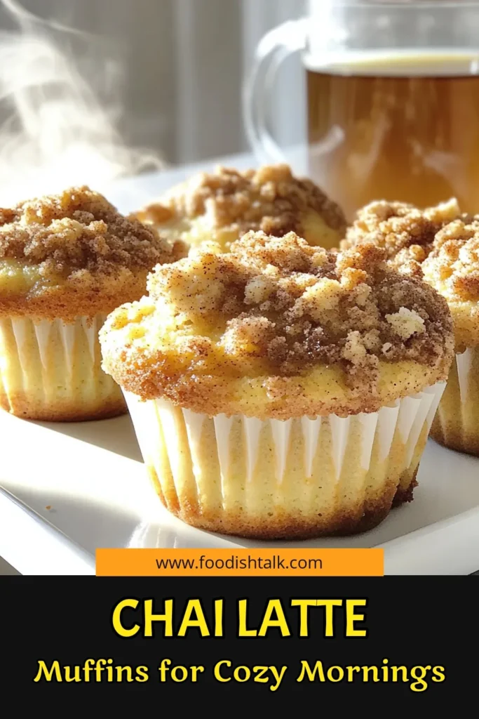 Indulge in the delightful flavors of Chai Latte Coffee Cake Muffins that are perfect for any occasion! These moist, spiced muffins blend the warmth of chai tea with a crumbly streusel topping, creating a cozy treat you'll love. Easy to make and irresistibly tasty, they are perfect for breakfast or afternoon tea. Click through to explore the full recipe and bring a touch of chai to your baking! #ChaiLatteMuffins #CoffeeCake #MuffinRecipes #BakingJoy