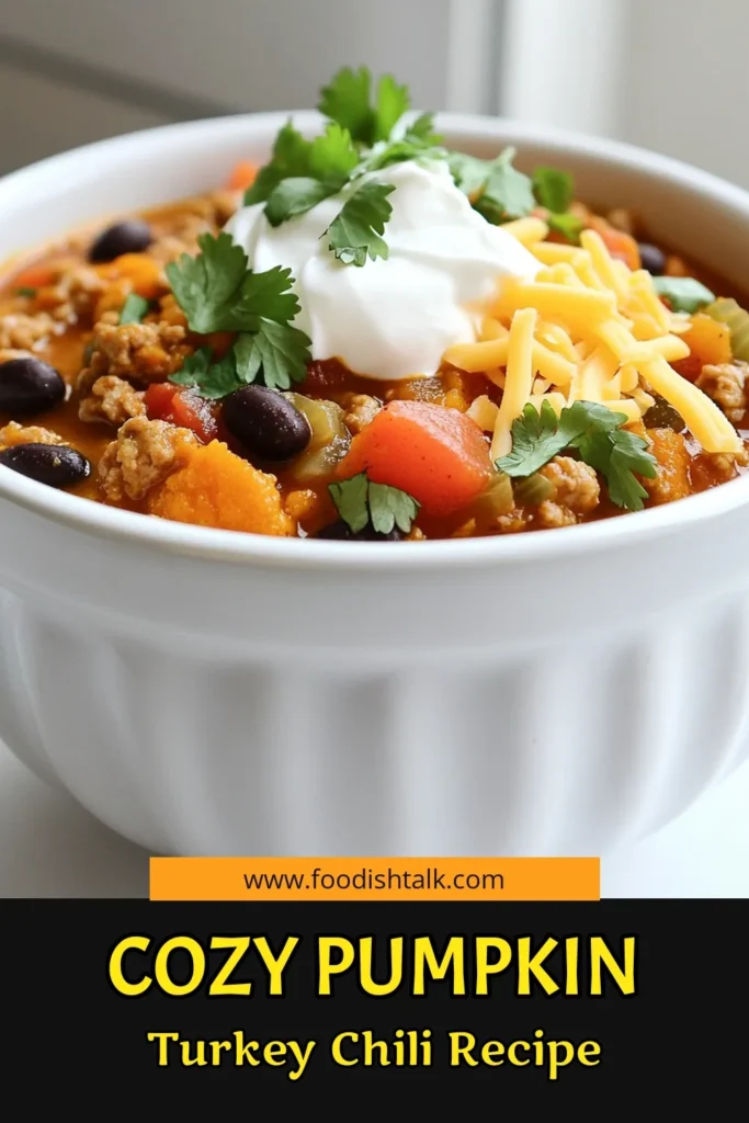 Warm up your evenings with this delicious Slow Cooker Pumpkin Turkey Chili! Packed with flavor and healthy ingredients like ground turkey, pumpkin puree, and black beans, this easy recipe is perfect for cozy dinners. Simply toss everything in your slow cooker and let it work its magic. Ready to indulge in a hearty bowl? Click to explore the full recipe and tantalize your taste buds! #PumpkinChili #SlowCookerRecipes #HealthyEating #ComfortFood