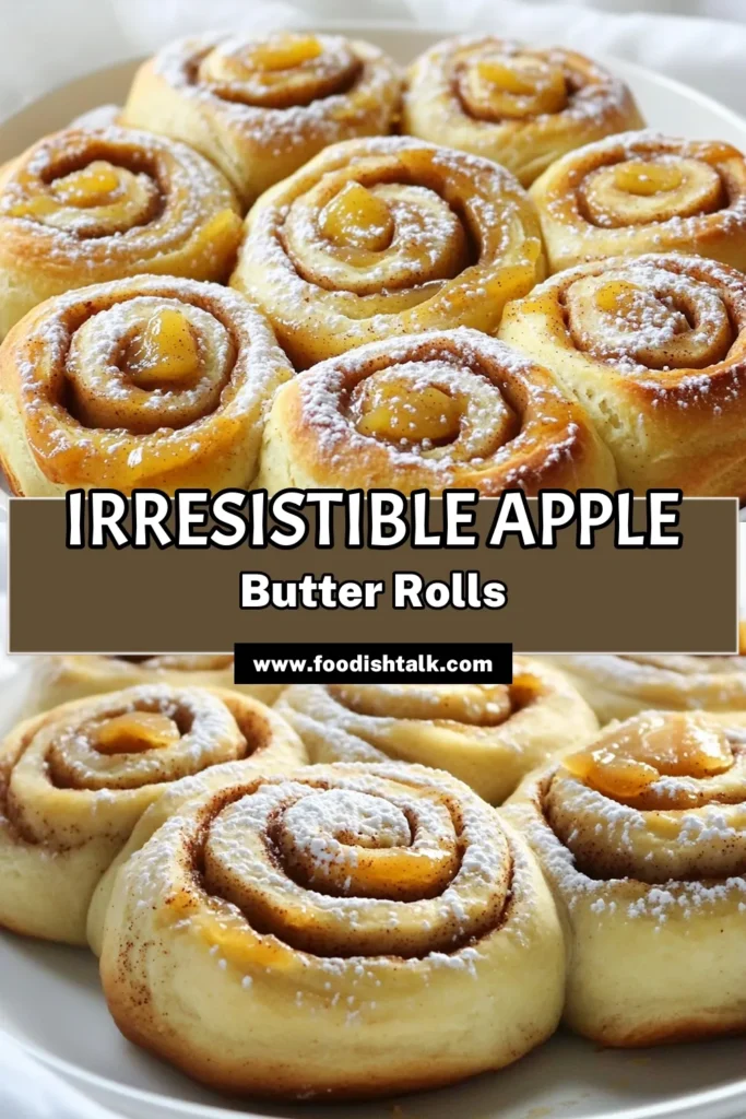 Indulge in the deliciousness of homemade Apple Butter Cinnamon Rolls! This easy recipe combines warm, fluffy dough with a sweet apple butter and cinnamon filling, perfect for any occasion. Bake a batch that will delight your family and friends! Click through to discover the step-by-step instructions and presentation tips. Don’t miss out on this tasty treat! #AppleButter #CinnamonRolls #BakingRecipes #HomemadeTreats