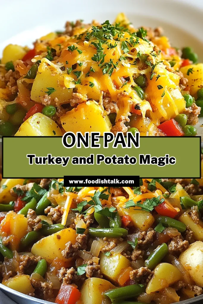 Discover this quick and healthy turkey skillet recipe that combines ground turkey and potatoes for a delightful one-pan turkey meal! Perfect for busy weeknights, this Turkey and Potato Skillet is not only easy but packed with flavors your family will love. Make dinner stress-free with this nutritious dish. Don't miss out—save this recipe for a fast dinner idea tonight! #TurkeySkilletRecipe #GroundTurkeyAndPotatoes #QuickTurkeyDinner #HealthyTurkeySkillet