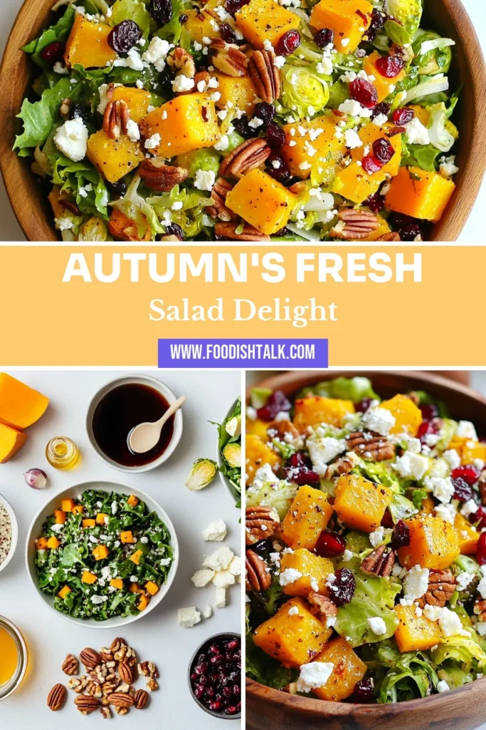 Discover the perfect fall harvest salad with this chopped salad recipe that combines seasonal salad ingredients like butternut squash, quinoa, and pomegranate. This delicious fall harvest chopped salad is loaded with flavor and nutrition, making it an ideal choice for autumn gatherings. Try it today and elevate your seasonal dining! Save this recipe for an easy, healthy dish that your family will love. #FallHarvestSalad #ChoppedSaladRecipe #QuinoaSaladWithPomegranate #ButternutSquashSalad