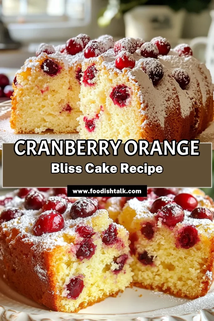Indulge in a delightful homemade treat with this easy cranberry orange coffee cake recipe! Bursting with fresh cranberries and vibrant orange juice, this cranberry orange coffee cake is perfect for breakfast or dessert. Whip up this moist cake in no time and impress your guests with its zesty flavor. Don't wait—try this delicious orange juice cake today and elevate your baking game! #CranberryOrangeCoffeeCake #CoffeeCakeRecipe #EasyCranberryCake #OrangeJuiceCake