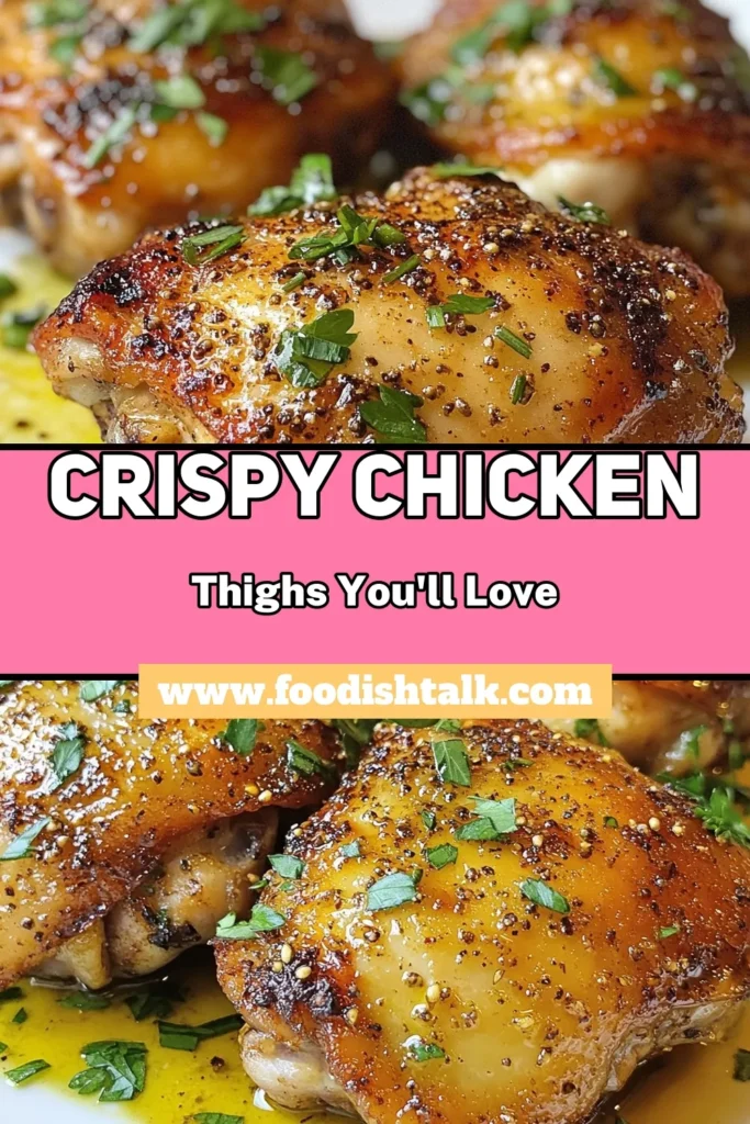 Indulge in these Crispy Nigella Chicken Thighs, a must-try for any chicken lover! This Nigella seeds chicken recipe is an easy crispy chicken dinner you can whip up in no time. With oven-baked chicken thighs seasoned to perfection, this flavorful chicken recipe will be a hit with the whole family. Discover how to achieve that golden-brown crispiness! Save this recipe for your next dinner. #CrispyChickenThighs #NigellaSeeds #EasyDinner #FlavorfulRecipes