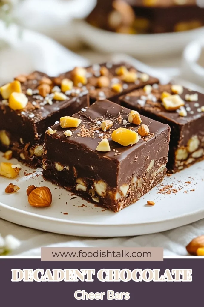 Looking for a delicious yet healthy treat? Try these homemade chocolate protein bars! Made with simple ingredients like cocoa powder and nuts, these no-bake chocolate bars are perfect for satisfying your sweet tooth while staying on track. Discover easy healthy dessert recipes with our homemade energy bars loaded with flavor and nutrition. Save this recipe for your next snack craving! #HealthyDesserts #ChocolateProteinBars #NoBakeRecipes #CocoaPowderRecipes