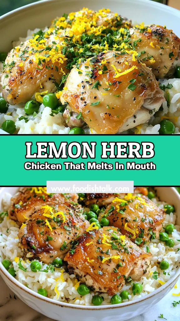Discover the deliciousness of slow cooker lemon herb chicken! This easy slow cooker recipe features tender chicken thighs simmered with aromatic herbs and rice to create a comforting chicken and rice dinner. Perfect for busy nights, this lemon chicken rice recipe is not only simple but also healthy! Try it now and enjoy a tasty meal that your family will love. Save this recipe for your next dinner! #SlowCookerLemonHerbChicken #LemonChickenRiceRecipe #EasySlowCookerRecipes #HealthyChickenThighsRecipe