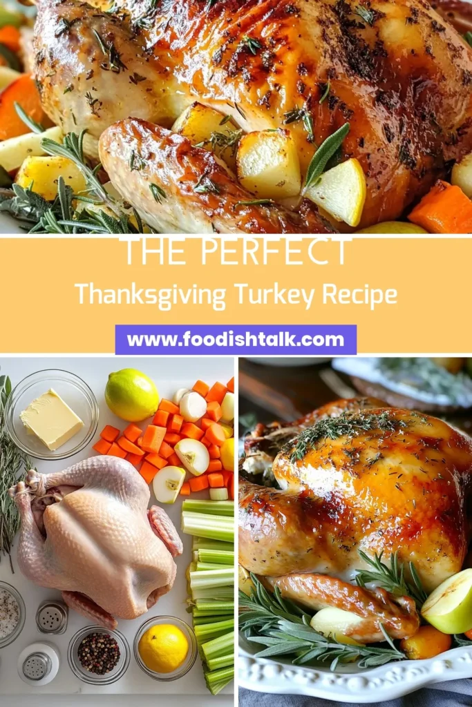 Get ready for the best Thanksgiving turkey recipe with this classic roast turkey! This herb butter turkey is packed with flavor and perfect for your holiday turkey cooking. With simple steps, you'll have a juicy, flavorful centerpiece that will impress your guests. Discover the secrets to the perfect turkey for Thanksgiving and create unforgettable memories. Save this recipe for your holiday feast! #ThanksgivingTurkey #HolidayCooking #TurkeyRecipe #ClassicRoastTurkey