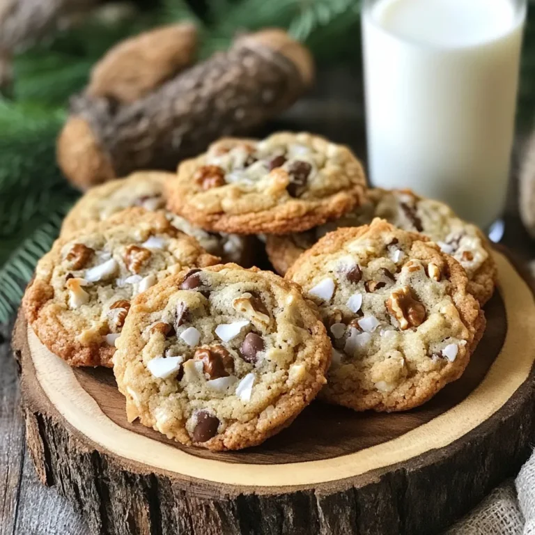 - Butter, sugars, and eggs - 1 cup (2 sticks) unsalted butter, softened - 1 cup granulated sugar - 1 cup packed brown sugar - 2 large eggs - 1 teaspoon vanilla extract These ingredients form the base of the cookie. The butter gives it a rich flavor. The sugars add sweetness and help create a nice texture. The eggs bind everything together and add moisture. - Dry ingredients and mix-ins - 2 cups all-purpose flour - 1 teaspoon baking soda - 1 teaspoon salt - 2 cups rolled oats - 1 cup chopped walnuts (or pecans) - 1 cup chocolate chips - 1 cup shredded coconut The flour provides structure to the cookie. Baking soda helps it rise and become fluffy. Salt balances the sweetness. Oats add chewiness. Walnuts or pecans give a nice crunch. Chocolate chips bring sweetness, and coconut adds a tropical flair. - Optional substitutions or additions - For a nut-free option, leave out the nuts. - Use different nuts, like almonds or hazelnuts. - Swap chocolate chips for white chocolate or butterscotch. - Add spices like cinnamon for a warm flavor. These suggestions can change the cookie's taste and texture. Feel free to get creative! {{ingredient_image_1}} - First, preheat your oven to 350°F (175°C). - Line two baking sheets with parchment paper. This step keeps the cookies from sticking. - In a large bowl, cream together 1 cup of softened butter, 1 cup of granulated sugar, and 1 cup of brown sugar. Mix until light and fluffy. - Add 2 large eggs one at a time, mixing well after each. Then, stir in 1 teaspoon of vanilla extract. This adds great flavor. - In a separate bowl, whisk together 2 cups of all-purpose flour, 1 teaspoon of baking soda, and 1 teaspoon of salt. - Gradually add this dry mix to your wet ingredients. Stir until just combined. Don’t over-mix. - Now, fold in 2 cups of rolled oats, 1 cup of chopped walnuts (or pecans), 1 cup of chocolate chips, and 1 cup of shredded coconut. Make sure everything is evenly mixed. - Use a tablespoon or cookie scoop to drop spoonfuls of dough onto your prepared baking sheets. Space them about 2 inches apart. - Bake in the preheated oven for 10-12 minutes. Look for golden edges and soft centers. - Once baked, let the cookies cool on the sheets for 5 minutes. Then, transfer them to wire racks to cool completely. Enjoy making these delightful treats! To get the best cookies, focus on texture. You want them chewy and soft. Start by creaming the butter and sugars well. This adds air and makes them fluffy. When mixing in the eggs, beat them in one at a time. This helps the dough come together. After adding the dry ingredients, mix just until combined. Overmixing can make cookies tough. For cooling, let the cookies rest on the baking sheets for five minutes. This keeps them soft. Then, move them to wire racks. This helps them cool completely. If you store them, keep them in an airtight container. This keeps them fresh for several days. Serve these cookies on a rustic wooden platter. This adds charm and style. Pair them with a cold glass of milk for a classic touch. To enhance flavor, sprinkle a little flaky sea salt on top. It adds a nice contrast to the sweetness. You can also stack them for a fun display. If you want to add more flair, try drizzling melted chocolate over the cookies. This makes them look fancy and taste even better. Add some toasted coconut flakes on top for extra crunch. These little touches make your cookies stand out. Pro Tips Use Room Temperature Butter: Ensure your butter is at room temperature to achieve the perfect creamy texture when creaming with sugars. Don’t Overmix the Dough: Mix just until combined after adding the dry ingredients to keep your cookies tender and chewy. Chill the Dough: For thicker cookies, chill the dough for at least 30 minutes before baking. This helps prevent spreading. Experiment with Mix-Ins: Feel free to customize your cookies by adding dried fruits or different nuts for a unique twist on the classic recipe. {{image_2}} You can change the nuts and chocolates in your cookies. Instead of walnuts, try pecans or almonds. They add a nice crunch. For chocolate, you can use dark, milk, or white chocolate chips. Each type of chocolate brings a unique flavor. If you need a gluten-free option, use gluten-free flour. Many stores sell it now. You can also try oats labeled gluten-free. This way, everyone can enjoy these cookies. Adding spices can make these cookies even better. A touch of cinnamon adds warmth. Nutmeg gives a nice, cozy taste. Just a little is enough to make a big difference. You can also customize the mix-ins. Dried fruits, like raisins or cranberries, pair well with oats. They add sweetness and chewiness. You can even throw in some nuts or seeds for extra texture. Have fun experimenting with flavors! To keep your cookies fresh, store them at room temperature. Place them in an airtight container. This helps them stay soft and tasty. Avoid putting them in the fridge. Cold air can dry them out. If you want to save cookies for later, freeze them. Wrap each cookie in plastic wrap. Then, place them in a freezer bag. They can last up to three months in the freezer. When you are ready to eat them, let them thaw at room temperature. If your cookies get hard, don’t worry! You can soften them. Place a slice of bread in the container with the cookies. The moisture from the bread helps the cookies regain softness. You can also use stale cookies in other recipes. Crumble them into ice cream or mix them into yogurt. They make a delicious topping! You can even blend them into milkshakes for a fun twist. Laura Bush's Cowboy Cookies are special because they mix many tasty ingredients. You get oats, chocolate chips, and nuts all in one cookie. This mix gives each bite a great texture and flavor. The recipe is rich and comforting, making it a favorite for many. Yes, you can make these cookies ahead of time. You can prepare the dough and chill it for up to three days in the fridge. Just scoop the dough onto baking sheets when you are ready to bake. You can also freeze the dough for up to three months. Simply thaw it in the fridge before baking. You can tell the cookies are done when the edges are golden brown. The center should look set but still soft. They will continue to cook a little after you take them out of the oven. Let them cool slightly on the baking sheets before moving them to wire racks. The Cowboy Cookie recipe comes from Laura Bush, the former First Lady of the United States. She shared this recipe during her time in the White House. It reflects a mix of Texas culture and home-baked goodness. The name "Cowboy" highlights the cookie's hearty, rustic appeal. In this guide, we explored the key ingredients for tasty cookies, detailed baking steps, and helpful tips. I shared ways to customize your cookies and how to store them for lasting freshness. Each part helps you make delicious cookies tailored to your taste. If you follow these steps, you will bake cookies that impress. Enjoy your baking journey and have fun experimenting with flavors!