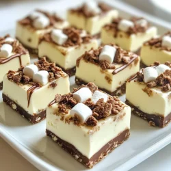 - 2 cups white chocolate chips - 1 can (14 oz) sweetened condensed milk - 1 teaspoon vanilla extract - 1 cup crushed chocolate sandwich cookies (like Oreos) - 1/2 cup mini marshmallows - Pinch of salt The ingredients for this Cookies and Cream Fudge are simple and easy to find. White chocolate chips give it a creamy base. Sweetened condensed milk adds a rich sweetness and smooth texture. Vanilla extract enhances the flavor. Crushed chocolate sandwich cookies bring that classic cookies and cream taste. Mini marshmallows add fun texture and sweetness. A pinch of salt balances the flavors. - Alternative chocolate options: You can use dark or milk chocolate chips instead of white chocolate. This change gives a different flavor profile. - Vegan substitutes for sweetened condensed milk: Use coconut milk or a store-bought vegan sweetened condensed milk. This keeps the fudge dairy-free. - Gluten-free options for sandwich cookies: Look for gluten-free sandwich cookies. This allows everyone to enjoy the fudge without worry. These substitutions let you customize the fudge to your taste or dietary needs. Get creative and make it your own! {{ingredient_image_1}} - Line the baking pan with parchment paper. - Combine chocolate chips, condensed milk, and salt. Start by lining an 8x8 inch baking pan with parchment paper. This makes it easy to lift the fudge out later. Leave some overhang on the sides. Next, grab a medium saucepan. In it, mix 2 cups of white chocolate chips, one can of sweetened condensed milk, and a pinch of salt. - Melt and mix ingredients on low heat. - Add vanilla and fold in other ingredients. Now, heat the saucepan over low heat. Stir the mixture constantly until the chocolate melts and the blend is smooth. This step is key to a creamy texture. Once melted, take the pan off the heat. Stir in 1 teaspoon of vanilla extract. Then, gently fold in 1 cup of crushed chocolate sandwich cookies and 1/2 cup of mini marshmallows. This adds a fun crunch to the fudge. - Pour mixture into the pan and refrigerate. - Lift from the pan and cut into squares. Pour the fudge mixture into the lined pan. Use a spatula to spread it out evenly. Now, pop it in the fridge for at least 2 hours. This lets it set properly. Once firm, lift the fudge out using the parchment overhang. Cut it into small squares. Enjoy your sweet treat! To make smooth fudge, stir gently but firmly. Use a spatula to mix well. This helps blend all the ingredients. Be sure to melt the chocolate slowly over low heat. Quick heat can cause clumps. Refrigeration time is key. Chill the fudge for at least 2 hours. This allows it to set properly. If you skip this step, your fudge may be too soft. Firm fudge holds its shape better when cut. Arrange your fudge squares on a bright plate. A colorful plate makes the fudge pop. For a special touch, sprinkle extra crushed cookies on top. This adds texture and looks great. Drizzling melted chocolate over the fudge makes it fancy. You can use a spoon to create a pattern. It adds a nice shine and taste. With these simple tips, your fudge looks as good as it tastes! Pro Tips Use Quality White Chocolate: For the best flavor and texture, choose high-quality white chocolate chips rather than the cheaper varieties. Customize Your Fudge: Feel free to mix in your favorite candies or nuts for added flavor and texture variations. Chill Longer If Needed: If your fudge doesn't seem firm after 2 hours, leave it in the fridge for an additional hour or two. Storage Tips: Store leftover fudge in an airtight container in the refrigerator to keep it fresh for up to a week. {{image_2}} You can make cookies and cream fudge even better by adding nuts or dried fruits. Chopped walnuts or pecans give a nice crunch. Dried cherries or cranberries add sweet and tart flavors. Both options make your fudge stand out. You can also play with different flavored chocolate. Try using milk chocolate or dark chocolate instead of white chocolate. Each type brings its own taste. You could even mix in flavored chocolate like mint or raspberry for a fun twist. You can create seasonal fudge to match the time of year. For Halloween, add orange and black sprinkles. For Christmas, use red and green candy bits. These small changes make your fudge festive and fun. Consider pairing your fudge with other desserts. It goes well with ice cream or crumbled over cakes. This way, you can serve a unique dessert that delights everyone. Each bite will be a new experience. Store your Cookies and Cream Fudge in an airtight container. A glass or plastic container works well. This keeps the fudge fresh and prevents it from drying out. Make sure the fudge is completely cool before sealing it. If you have leftovers, you can also wrap them in plastic wrap. This adds extra protection against air. Keep your fudge in a cool, dry place. A pantry or cupboard is perfect. Avoid direct sunlight and heat sources, as they can change the texture of your fudge. Cookies and Cream Fudge lasts about one week at room temperature. If you want it to last longer, try freezing it. Wrap the fudge tightly in plastic wrap. Then, place it in a freezer-safe container. This will help keep it fresh for up to three months. To thaw frozen fudge, move it to the fridge for a few hours. This gentle method helps maintain the texture. You can also let it sit at room temperature for about an hour. Enjoy your fudge at its best! Can I use different kinds of chocolate? Yes, you can use dark chocolate or milk chocolate. Each type will change the taste. Dark chocolate gives a richer flavor, while milk chocolate adds sweetness. Experiment to find your favorite! What can I use if I don’t have mini marshmallows? If you lack mini marshmallows, try using chopped marshmallows or even whipped cream. Both options will add a soft texture to your fudge. You can also skip them if you prefer a firmer fudge. Why did my fudge not set properly? If your fudge does not set, it might need more cooling time. Make sure to refrigerate it for at least two hours. If it still doesn’t set, check if you used enough chocolate and condensed milk. What to do if the fudge is too soft? To fix soft fudge, return it to the fridge for a longer time. If it’s still too soft, you can melt it down again and add more chocolate chips or powdered sugar to thicken it. Best pairings for cookies and cream fudge This fudge pairs well with cold milk or coffee. You can also serve it with ice cream for an extra treat. Adding a scoop of vanilla ice cream on the side creates a delightful dessert. Creative ways to serve fudge at parties or gatherings At parties, cut the fudge into fun shapes using cookie cutters. Arrange the pieces on a colorful plate. You can even stack them for a fun, tall treat display. Add some whipped cream or chocolate drizzle on top for flair! In this post, we explored making Cookies and Cream Fudge. We covered ingredients, step-by-step instructions, and helpful tips. You can customize flavors and presentation for special occasions. Store your fudge correctly to keep it fresh. Whether you're a beginner or an expert, this recipe is simple and fun. Enjoy your delicious fudge at parties or as a sweet treat. Experiment and share your creations with friends and family. Happy cooking!