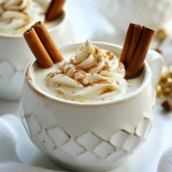 To make this tasty Fireball Eggnog, you will need: - 4 cups whole milk - 1 cup heavy cream - 4 large egg yolks - 3/4 cup granulated sugar - 1 teaspoon vanilla extract - 1 teaspoon ground cinnamon - 1/2 teaspoon ground nutmeg - 1/4 teaspoon cayenne pepper (adjust for spice level) - 1/4 cup maple syrup - Whipped cream for topping - Cinnamon sticks for garnish This mix of flavors gives the eggnog a rich and cozy taste. If you want to switch up an ingredient, here are some ideas: - Milk: You can use almond or oat milk for a dairy-free option. - Heavy cream: Use coconut cream for a vegan version. - Egg yolks: Try a commercial egg replacement if you want to avoid eggs. - Sugar: Swap granulated sugar for brown sugar for a deeper flavor. - Cayenne pepper: If you want less heat, use a pinch of paprika instead. Feel free to mix and match. The key is to keep the balance of flavors. Using high-quality ingredients matters. Fresh eggs and cream make the eggnog rich and smooth. Whole milk gives a creamy texture that you won't get from low-fat milk. Good spices offer real flavor. Freshly grated nutmeg is better than pre-ground. When your ingredients are good, your drink will shine. Remember, this drink is a holiday treat. Using the best ingredients makes it special. {{ingredient_image_1}} To make the Fireball Eggnog, start by gathering your ingredients. You need whole milk, heavy cream, egg yolks, sugar, vanilla extract, and spices. 1. In a medium saucepan, mix the whole milk and heavy cream. Heat this over medium heat. Stir often until it steams, but do not let it boil. 2. In a separate bowl, whisk the egg yolks and sugar together. Keep mixing until it looks pale and creamy. 3. Take about 1 cup of the warm milk mixture and slowly add it to the egg yolks. Whisk constantly to prevent scrambling. 4. Pour the tempered egg mixture back into the saucepan. Stir over medium heat until it thickens, about 5 to 7 minutes. 5. Remove from heat and mix in vanilla extract, cinnamon, nutmeg, cayenne pepper, and maple syrup. Stir well. 6. Transfer the eggnog to a bowl or pitcher. Let it cool to room temperature. Then, refrigerate for at least 2 hours or overnight. 7. Serve the chilled eggnog topped with whipped cream and a cinnamon stick for a festive touch. For the best texture, stir the mixture gently while it heats. Avoid boiling, as this can curdle the eggs. The eggnog should feel smooth and creamy. If it thickens too much, you can add a little more milk to adjust the consistency. When cooking with eggs, always use fresh eggs. This helps prevent any risk of foodborne illness. Make sure to whisk the eggs well and temper them properly with the warm milk mixture. This step is key to avoid cooking the eggs too fast. If you’re unsure, use pasteurized eggs for added safety. To boost the taste of your Fireball Eggnog, consider adding more spices. A bit more nutmeg or cinnamon can bring warmth. If you like heat, try adding more cayenne pepper. For sweetness, you can mix in extra maple syrup. Another fun trick is using flavored whipped cream. Try vanilla or cinnamon whipped cream for a twist. Fireball Eggnog shines at parties. Serve it in clear cups to show off the creamy color. Top each glass with whipped cream for a festive look. Add a cinnamon stick as a stirrer. You can also sprinkle extra nutmeg on top for flair. For a personal touch, offer small shot glasses of Fireball whiskey on the side. Guests can add more if they like. One common mistake is not tempering the eggs. Always whisk in the warm milk slowly. This keeps your eggnog smooth and creamy. Another mistake is letting the mixture boil. Boiling will ruin the texture. Lastly, don’t skip chilling the eggnog. It tastes best when cold. If you want a thicker eggnog, let it chill longer. Pro Tips Use Fresh Spices: For the best flavor, use freshly ground cinnamon and nutmeg instead of pre-ground spices. Adjust Spice Level: If you love heat, feel free to increase the cayenne pepper for a spicier kick! Chill Overnight: Allowing the eggnog to chill overnight enhances the flavors and creates a smoother texture. Garnish Creatively: Experiment with different garnishes, like a sprinkle of cocoa powder or a dash of vanilla extract on top of the whipped cream. {{image_2}} You can mix things up with other spirits. Try bourbon for a smooth taste. Rum adds a sweet kick. If you want a fruity flavor, use apple brandy. Each spirit gives a new twist to the drink. For a dairy-free version, use almond milk or coconut milk. These options keep the drink rich and creamy. You can swap heavy cream with coconut cream for a vegan treat. Just make sure to choose unsweetened versions to keep it balanced. Spice it up with some extras! Add a splash of coffee for a mocha taste. A hint of peppermint can bring a fresh feel. You can also include chocolate syrup for a fun twist. Each addition lets you create a new favorite! To store Fireball Eggnog, place it in an airtight container. A glass pitcher works great. This keeps the flavors fresh. Make sure to chill it before serving. Always serve it cold for the best taste. Avoid leaving it out at room temperature for long. Fireball Eggnog will last about 3 to 5 days in the fridge. The eggnog may taste best within the first few days. After that, the flavors can change. Always check for any off smells or changes in texture before you enjoy it. Safety first! You can freeze Fireball Eggnog, but it may change texture. To freeze, pour it into freezer-safe bags. Remove as much air as possible. Label the bags with the date. It should last for about 2 months in the freezer. When ready to use, thaw it in the fridge overnight. Stir well before serving to mix the ingredients again. Yes, you can make Fireball Eggnog ahead of time. This drink gets better with time as the flavors blend. Make it a day or two before your gathering for the best taste. After cooling, store it in the fridge. Just remember to stir it well before serving. To change the spice level, focus on the cayenne pepper. Add less for a mild drink or more for more heat. Start with a small amount. You can always taste and adjust as you go. Remember, spices can grow stronger as the eggnog sits. Fireball Eggnog pairs well with many festive foods. Here are a few tasty options: - Gingerbread cookies - Pumpkin pie - Spiced nuts - Cheese platters with sharp cheddar - Chocolate desserts These foods enhance the flavors in the eggnog. Enjoy experimenting with different pairings! In this post, we explored how to make Fireball Eggnog. We discussed key ingredients, offered substitutes, and emphasized using quality items. The step-by-step guide ensured you achieve the right texture and safety when cooking with eggs. I shared tips for enhancing flavor, serving suggestions, and common mistakes to avoid. You learned about variations, including different spirits and vegan options. Finally, we covered storage tips and answered your pressing questions. Enjoy crafting your festive drink and remember, great eggnog starts with great care!