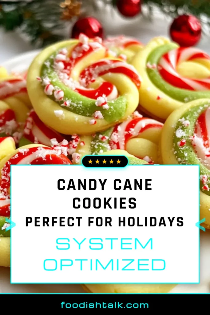 Try these delightful Candy Cane Cookies for your next holiday gathering! This easy Christmas baking recipe combines buttery dough with a festive peppermint twist. Perfect for holiday parties or as a sweet gift, these Peppermint Swirl Cookies are sure to impress. Enjoy making these festive holiday treats with your family and spread the cheer. Don’t forget to save and share your baking success! #CandyCaneCookies #ChristmasCookieRecipe #FestiveHolidayTreats #EasyChristmasBaking