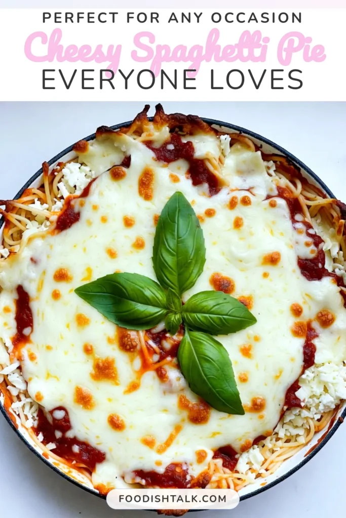 Discover the delicious Cheesy Spaghetti Pie recipe that will elevate your dinner game! This baked spaghetti pie is a delightful twist on traditional spaghetti, packed with ricotta, mozzarella, and Parmesan cheese. Perfect for a cozy family meal, this easy spaghetti pie recipe combines creamy textures with Italian flavors. Try this Italian spaghetti pie today and impress your loved ones. Save this recipe for a comforting dinner tonight! #CheesySpaghettiPie #BakedSpaghettiPie #ItalianSpaghettiPie #EasySpaghettiPieRecipe