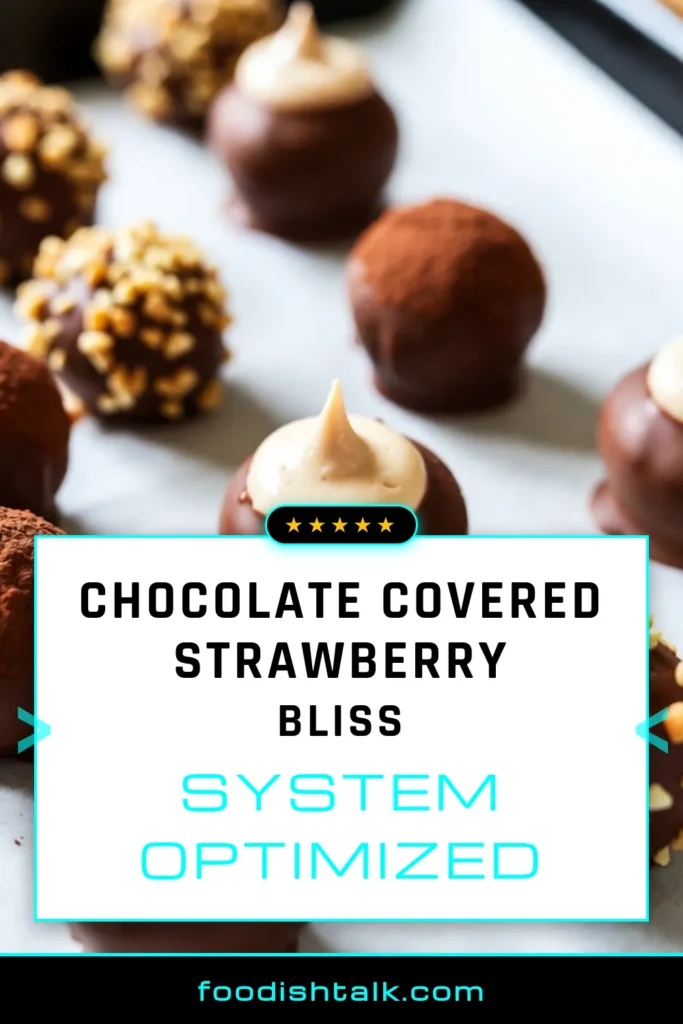Indulge in the delightful taste of homemade chocolate treats with these Strawberry Cream Chocolates! This easy chocolate confectionery combines fresh strawberries and rich dark chocolate for a decadent strawberry dessert recipe. Perfect for special occasions or just a sweet craving, these treats are sure to impress. Try this simple recipe today and elevate your dessert game! #StrawberryDessert #ChocolateLovers #EasyRecipes #HomemadeTreats