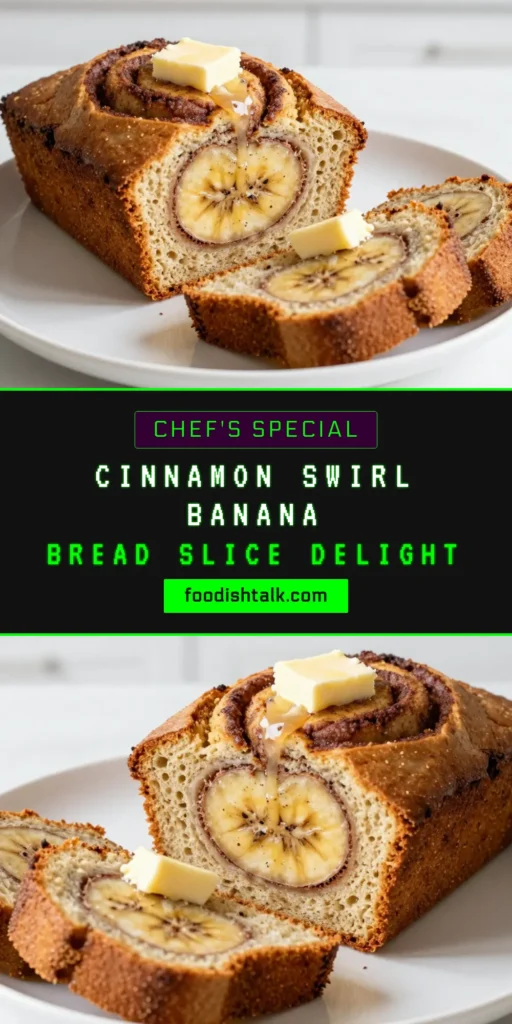 Indulge in this delicious cinnamon swirl banana bread that is a must-try! This moist banana bread recipe combines ripe bananas with rich brown sugar for a flavor explosion. Perfect for breakfast or snacks, this easy banana bread with cinnamon is simple to make at home. Elevate your baking game with this homemade banana bread! Save the recipe and enjoy a slice today. #BananaBread #CinnamonSwirl #BakingRecipes #Desserts