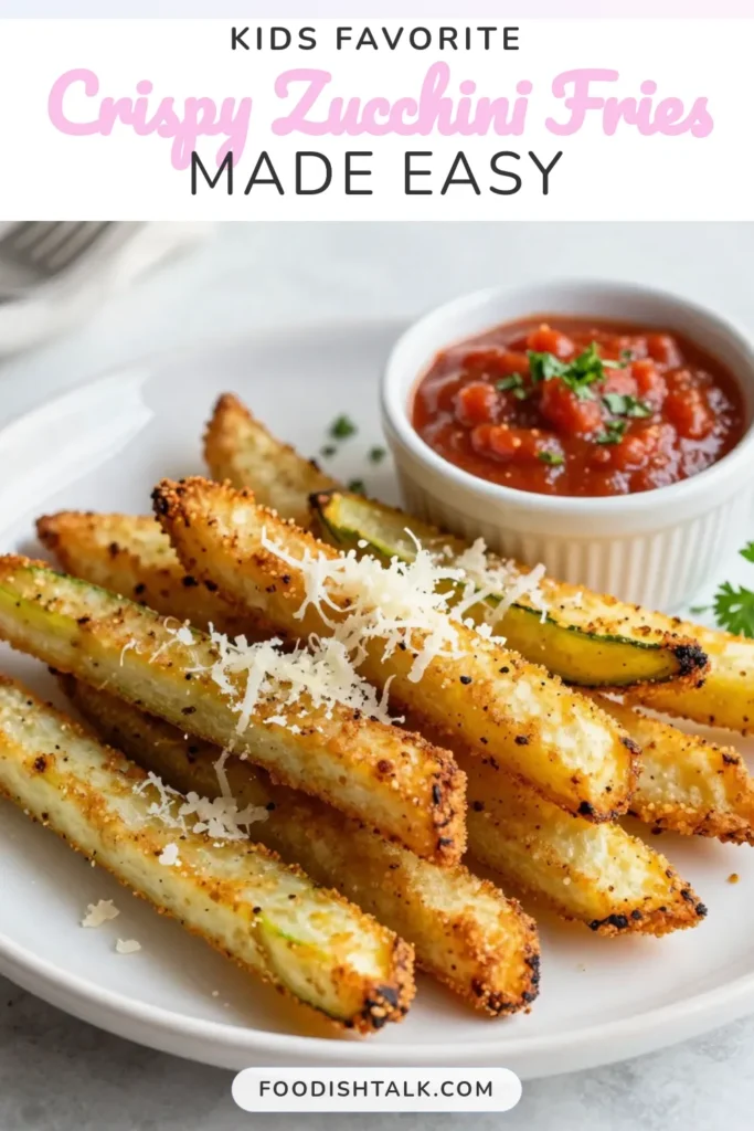 Looking for a delicious and guilt-free snack? Try these Crispy Air Fryer Zucchini Fries! This easy Parmesan Zucchini Fries Recipe is perfect for those craving Healthy Air Fryer Snacks. Enjoy a delightful crunch with every bite while exploring innovative Easy Zucchini Recipes and Air Fryer Vegetable Recipes. Get ready to impress your family and friends with this tasty treat! Don't forget to save this recipe! #AirFryerRecipes #HealthySnacks #ZucchiniFries #CrispySnacks
