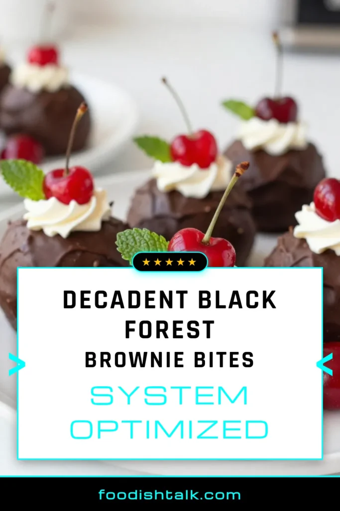 Indulge in these delicious Black Forest brownie bombs, the perfect treat for chocolate cherry dessert lovers! This no-bake brownie treat combines rich chocolate with cherry pie filling for a mouthwatering experience. Easy to make, these chocolate cherry desserts are a hit at any gathering. Try this simple recipe for a sweet surprise and impress your friends and family! Save this easy brownie recipe now! #BrownieBombs #ChocolateCherry #NoBakeDesserts #CherryDesserts