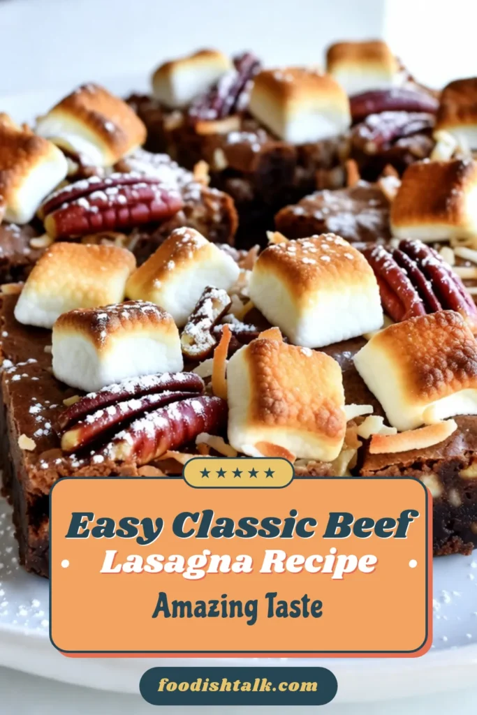 Indulge in the ultimate Holiday Magic Layer Brownies that are perfect for your Christmas dessert recipes collection. These decadent magic layer brownies combine chocolate, coconut, and pecans for a delightful holiday treat. Easy to make and sure to impress, this festive brownie recipe is a must-try for family gatherings. Click to discover how to create these delicious chocolate coconut pecan brownies. Save this idea today! #HolidayBrownies #MagicLayerBrownies #ChristmasDessertRecipes #FestiveBrownieRecipe