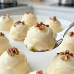 To make Old-Fashioned Divinity Candy, you will need: - 2 cups granulated sugar - ½ cup light corn syrup - ½ cup water - 2 large egg whites, at room temperature - 1 teaspoon vanilla extract - 1 cup chopped nuts (pecans or walnuts) - Pinch of salt If you need to make changes, here are some easy swaps: - Sugar: You can use brown sugar for a richer flavor. - Corn Syrup: Honey or maple syrup works well too. - Nuts: Try almonds or hazelnuts if you prefer. - Vanilla Extract: Use almond extract for a different taste. To make this candy, gather these tools: - Medium saucepan - Large mixing bowl - Electric mixer - Candy thermometer (helpful for precise cooking) - Parchment paper or silicone baking mat - Buttered spoon for shaping the candy {{ingredient_image_1}} To start, grab a medium saucepan. Add 2 cups of granulated sugar, ½ cup of light corn syrup, and ½ cup of water. Stir the mixture over medium heat until the sugar dissolves. Once it boils, stop stirring. This is key! Let it cook until it hits the soft-ball stage, which is about 240°F or 115°C. You can test this by dropping a bit into cold water. If it forms a soft ball, you’re ready! While your syrup cooks, let’s focus on the egg whites. In a large mixing bowl, add 2 large egg whites and a pinch of salt. Using an electric mixer, beat them until they form stiff peaks. This means they should stand up straight when you lift the beaters. This step adds air and lightness to your candy. Once your syrup is ready, take it off the heat and let it cool for a minute. Then, slowly pour the hot syrup into your whipped egg whites. Do this in a steady stream while you keep beating. Be careful not to pour it directly onto the beaters. Continue mixing until it thickens and loses its gloss, about 5–10 minutes. Stir in 1 teaspoon of vanilla extract and 1 cup of chopped nuts, like pecans or walnuts. Finally, spoon the fluffy mixture onto parchment paper or a silicone mat, shaping small mounds. Let the candies cool completely for a few hours or overnight until firm. Enjoy your sweet treat! To make great divinity candy, focus on the syrup's temperature. You want it to reach 240°F for a soft-ball stage. Use a candy thermometer to check the heat. If you do not have one, drop a tiny bit in cold water. It should form a soft ball. Also, beat the egg whites until stiff peaks form. This is key for a fluffy texture. One common mistake is stirring the syrup once it boils. Avoid this; it can ruin the candy. Another mistake is pouring the syrup too quickly into the egg whites. Always pour it slowly while mixing. Lastly, don't skip letting the candy cool before scooping. If you do, it will not hold its shape. If your candy is too runny, it may not have cooked long enough. Try cooking the syrup a bit longer next time. If it sets too hard, the syrup might have cooked too long. You can adjust your timing based on your stove. If your divinity does not hold its shape, ensure you beat the mixture long enough until it starts to lose its gloss. Pro Tips Use Room Temperature Egg Whites: Ensuring the egg whites are at room temperature will help them whip up to a greater volume, creating a fluffier candy. Be Precise with Temperature: Use a candy thermometer to accurately gauge the temperature of the syrup; this is crucial for achieving the perfect soft-ball stage. Slowly Add Syrup: When pouring the syrup into the egg whites, do so slowly and steadily to avoid cooking the egg whites too quickly, which can lead to a grainy texture. Allow Sufficient Drying Time: To achieve the best texture, allow the candies to dry completely for several hours or overnight; this helps them firm up nicely. {{image_2}} You can change up the flavor of your divinity candy to keep it fun. Try adding different extracts. For chocolate divinity, mix in cocoa powder with the sugar syrup. This gives it a rich taste. For peppermint, add peppermint extract while mixing. This gives a cool twist for the holidays. Nuts add crunch and flavor to divinity candy. Pecans and walnuts are classic choices. You can also use almonds for a buttery taste. Hazelnuts give a nice, sweet flavor. You can even mix nuts for a fun variety. Just chop them up and fold them in before you spoon the candy out. Make your divinity candy stand out with simple decorations. You can drizzle melted chocolate on top for a fancy touch. Sprinkles also add color and fun. For a rustic look, use a fork to create swirls. You can also place them in cupcake liners for a cute presentation. To keep your divinity candy fresh, store it in an airtight container. This helps to keep moisture out and preserves its fluffy texture. Place parchment paper between layers of candy to avoid sticking. Keep the container in a cool, dry place. Avoid heat and humidity, as they can ruin the candy's consistency. Divinity candy can last about one to two weeks at room temperature. If you want to store it longer, freezing is a great option. Wrap each piece in plastic wrap and place them in a freezer-safe bag. When you want to enjoy them, let them thaw at room temperature. They will taste just as good as fresh! Divinity candy makes a great treat for parties or holidays. Serve it on a decorative plate for a lovely display. You can also package it as gifts in small boxes or bags. Consider pairing it with coffee or tea for a delightful experience. The sweet, nutty flavor of divinity will impress your guests every time! Divinity candy has roots in the Southern United States. It gained popularity in the early 1900s. The candy is often made during the holidays and special occasions. People enjoy divinity for its light, fluffy texture and sweet taste. It’s also known for its beautiful, white appearance. This treat often includes nuts, adding a nice crunch. Families share divinity candy as a tradition, passing down recipes through generations. Yes, you can make divinity candy without corn syrup. You can replace it with honey or maple syrup. This change will alter the flavor slightly. However, the candy will still be sweet and tasty. Keep in mind, using alternatives may affect the texture. It’s a good idea to experiment and find what you like best. To check if divinity candy is ready, use a candy thermometer. You want the syrup to reach 240°F (115°C). You can also do the cold water test. Drop a small amount of syrup into cold water. If it forms a soft ball, it’s ready. This stage is key for the perfect texture. Timing is important, so keep an eye on it while it cooks. If your divinity candy didn't set, don’t worry! You can reheat the mixture. Place it back in a pot and cook it again. Bring it to the soft-ball stage (240°F or 115°C). Then, rebeat the egg whites and pour in the hot syrup again. This should help the candy firm up. If it still doesn’t set, it may be time to try a new batch. This article covered how to make divinity candy, from ingredients to techniques. You learned about ingredient swaps and necessary tools. I shared step-by-step instructions for cooking and mixing. Tips on achieving the right consistency and avoiding mistakes can boost your success. You can explore flavor variations and storage tips for freshness. Remember, making divinity is both fun and rewarding. Don’t hesitate to get creative and enjoy sharing your sweet treats!