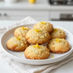 Here are the ingredients you need for lemon ginger brandy snaps: - 1 cup all-purpose flour - 1/2 cup unsalted butter, softened - 1/2 cup brown sugar, packed - 1/4 cup honey - 2 tablespoons fresh ginger, grated - Zest of 1 lemon - 2 tablespoons lemon juice - 1 teaspoon baking soda - 1/4 teaspoon salt - 1 teaspoon ground ginger - 1/2 teaspoon ground cinnamon To make these snaps, gather these tools: - Mixing bowls - Whisk - Baking sheet - Parchment paper - Tablespoon for scooping dough - Wire rack for cooling Using fresh ingredients makes a big difference in flavor. Here are some tips: - Butter: Use unsalted butter for better control over salt levels. - Ginger: Fresh ginger adds a bright zing. Grate it just before use. - Honey: Choose a high-quality honey for a richer taste. - Spices: Ensure your ground spices are fresh for the best flavor. - Flour: Use all-purpose flour for the right texture, not cake or bread flour. These tips help bring out the best in your lemon ginger brandy snaps! {{ingredient_image_1}} 1. Preheat your oven to 350°F (175°C). This step is critical for even baking. 2. Line a baking sheet with parchment paper. This keeps the snaps from sticking. 3. In a large bowl, cream together 1/2 cup softened unsalted butter and 1/2 cup brown sugar. Mix until it looks light and fluffy. 4. Add 1/4 cup honey, 2 tablespoons fresh grated ginger, the zest of 1 lemon, and 2 tablespoons lemon juice. Mix well until everything is combined. 5. In another bowl, whisk together 1 cup all-purpose flour, 1 teaspoon baking soda, 1/4 teaspoon salt, 1 teaspoon ground ginger, and 1/2 teaspoon ground cinnamon. This will be your dry mix. 6. Gradually add the dry mix to the wet ingredients. Stir until a sticky dough forms. Don’t overmix; just combine until you see no dry flour. 1. Using a tablespoon, scoop heaping spoonfuls of dough onto the prepared baking sheet. Space them about 2 inches apart. They will spread while baking. 2. Bake in the preheated oven for 10-12 minutes. The edges should be lightly golden, but the centers should remain soft. 3. Keep an eye on them! Ovens can vary, so check for doneness. 1. Once baked, let the snaps cool on the baking sheet for 5 minutes. This helps them firm up a bit. 2. Carefully transfer the snaps to a wire rack to cool completely. This prevents them from becoming soggy. 3. Store any leftovers in an airtight container. They can stay fresh for several days. Enjoy them with tea or coffee for a delightful treat! One big mistake is overmixing the dough. This can make your snaps tough. Mix until just combined. Another mistake is not spacing the dough properly. They spread out when baking, so leave space. Don't skip cooling on the baking sheet. This helps them set before you move them. For a crispy snap, bake until the edges are golden. The centers should stay soft. Use fresh ginger for a bold flavor. The lemon zest brightens the taste. If you want a stronger lemon flavor, add a bit more zest. Adjust the spices to your taste. More ground cinnamon gives a warm touch. These brandy snaps pair well with tea or coffee. They also make great gifts in a jar. Try serving them with vanilla ice cream for a treat. You can crush them and sprinkle over yogurt. They add a zing to any dessert plate. Enjoy them fresh or store for later. Pro Tips Chill the Dough: For extra crispy snaps, chill the dough for about 30 minutes before baking. This helps prevent the cookies from spreading too much in the oven. Use Fresh Ingredients: Always use fresh ginger and lemon for the best flavor. The zest and juice of fresh fruits will elevate the taste of your snaps. Check for Doneness: Keep a close eye on the snaps while baking. They should be slightly golden around the edges but still soft in the center for the perfect chewy texture. Storage Tips: Store your cooled brandy snaps in an airtight container at room temperature to maintain their crispiness. They can last up to a week! {{image_2}} You can easily add new flavors to your lemon ginger brandy snaps. Try mixing in a bit of cardamom for a warm spice. You can also add some chopped nuts for a nice crunch. Try using orange zest instead of lemon for a fresh twist. If you want a touch of sweetness, add some dried fruit like cranberries or apricots. Each change brings a unique taste to your snaps. If you need gluten-free options, use almond flour or a gluten-free blend. These flours give a different texture, but they still taste great. Just remember to check the flour for gluten-free labeling. You may need to adjust the liquid since almond flour absorbs more moisture. With these changes, you can enjoy the same lemon ginger flavor without gluten. You can switch up the sweeteners in this recipe. Instead of brown sugar, try coconut sugar for a more caramel-like taste. Agave nectar can replace honey if you prefer a lighter sweetener. For a low-calorie option, use stevia or erythritol. Adjust the amounts as needed since each sweetener has a different level of sweetness. This way, you can customize your snaps to fit your dietary needs. To keep your lemon ginger brandy snaps fresh, store them in an airtight container. This helps prevent them from getting soft. Place a piece of parchment paper between layers to avoid sticking. Store them at room temperature. They stay good for several days this way. You can freeze lemon ginger brandy snaps for later enjoyment. First, place them in a single layer on a baking sheet. Freeze them for about an hour. Then transfer the frozen snaps to a freezer-safe bag or container. This keeps them from clumping together. You can store them in the freezer for up to three months. When you want to eat them, let them thaw at room temperature. These delicious snaps have a good shelf life. If stored properly in an airtight container, they last up to a week. You can also enjoy them after freezing, as they taste great even when thawed. Just remember, the fresher they are, the better the taste and texture! Lemon ginger brandy snaps are delightful cookies that blend fresh lemon and ginger flavors. They are soft, chewy, and slightly crisp on the edges. These cookies make a great treat or a nice gift. Their bright taste pairs well with tea or coffee. You will love the sweet and spicy flavor profile. Yes, you can use fresh ginger in place of ground ginger. Fresh ginger adds a zesty kick to your cookies. Use about two tablespoons of grated fresh ginger for every teaspoon of ground ginger. Just remember, fresh ginger has a stronger flavor. Adjust the amount to suit your taste. To make your cookies less chewy, bake them a bit longer. Aim for a golden brown color on the edges. You can also use less brown sugar and more flour for a crispier texture. If you want to keep them soft, don’t overmix the dough. This helps maintain a nice, chewy bite. You've learned about the key ingredients for Lemon Ginger Brandy Snaps, along with equipment and tips for quality. We covered steps for preparation, baking, and storage. I shared tips to avoid common mistakes and enhance texture and flavor. You now know how to add fun variations and store your treats effectively. As you bake these cookies, remember to be creative and enjoy the process. With practice, you'll master this tasty recipe. Happy baking!