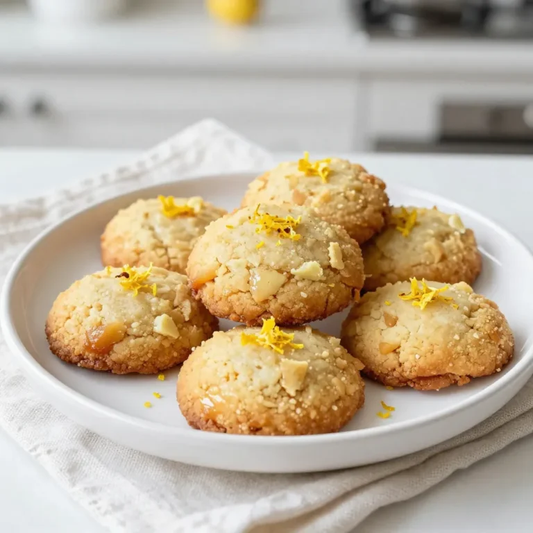 Here are the ingredients you need for lemon ginger brandy snaps: - 1 cup all-purpose flour - 1/2 cup unsalted butter, softened - 1/2 cup brown sugar, packed - 1/4 cup honey - 2 tablespoons fresh ginger, grated - Zest of 1 lemon - 2 tablespoons lemon juice - 1 teaspoon baking soda - 1/4 teaspoon salt - 1 teaspoon ground ginger - 1/2 teaspoon ground cinnamon To make these snaps, gather these tools: - Mixing bowls - Whisk - Baking sheet - Parchment paper - Tablespoon for scooping dough - Wire rack for cooling Using fresh ingredients makes a big difference in flavor. Here are some tips: - Butter: Use unsalted butter for better control over salt levels. - Ginger: Fresh ginger adds a bright zing. Grate it just before use. - Honey: Choose a high-quality honey for a richer taste. - Spices: Ensure your ground spices are fresh for the best flavor. - Flour: Use all-purpose flour for the right texture, not cake or bread flour. These tips help bring out the best in your lemon ginger brandy snaps! {{ingredient_image_1}} 1. Preheat your oven to 350°F (175°C). This step is critical for even baking. 2. Line a baking sheet with parchment paper. This keeps the snaps from sticking. 3. In a large bowl, cream together 1/2 cup softened unsalted butter and 1/2 cup brown sugar. Mix until it looks light and fluffy. 4. Add 1/4 cup honey, 2 tablespoons fresh grated ginger, the zest of 1 lemon, and 2 tablespoons lemon juice. Mix well until everything is combined. 5. In another bowl, whisk together 1 cup all-purpose flour, 1 teaspoon baking soda, 1/4 teaspoon salt, 1 teaspoon ground ginger, and 1/2 teaspoon ground cinnamon. This will be your dry mix. 6. Gradually add the dry mix to the wet ingredients. Stir until a sticky dough forms. Don’t overmix; just combine until you see no dry flour. 1. Using a tablespoon, scoop heaping spoonfuls of dough onto the prepared baking sheet. Space them about 2 inches apart. They will spread while baking. 2. Bake in the preheated oven for 10-12 minutes. The edges should be lightly golden, but the centers should remain soft. 3. Keep an eye on them! Ovens can vary, so check for doneness. 1. Once baked, let the snaps cool on the baking sheet for 5 minutes. This helps them firm up a bit. 2. Carefully transfer the snaps to a wire rack to cool completely. This prevents them from becoming soggy. 3. Store any leftovers in an airtight container. They can stay fresh for several days. Enjoy them with tea or coffee for a delightful treat! One big mistake is overmixing the dough. This can make your snaps tough. Mix until just combined. Another mistake is not spacing the dough properly. They spread out when baking, so leave space. Don't skip cooling on the baking sheet. This helps them set before you move them. For a crispy snap, bake until the edges are golden. The centers should stay soft. Use fresh ginger for a bold flavor. The lemon zest brightens the taste. If you want a stronger lemon flavor, add a bit more zest. Adjust the spices to your taste. More ground cinnamon gives a warm touch. These brandy snaps pair well with tea or coffee. They also make great gifts in a jar. Try serving them with vanilla ice cream for a treat. You can crush them and sprinkle over yogurt. They add a zing to any dessert plate. Enjoy them fresh or store for later. Pro Tips Chill the Dough: For extra crispy snaps, chill the dough for about 30 minutes before baking. This helps prevent the cookies from spreading too much in the oven. Use Fresh Ingredients: Always use fresh ginger and lemon for the best flavor. The zest and juice of fresh fruits will elevate the taste of your snaps. Check for Doneness: Keep a close eye on the snaps while baking. They should be slightly golden around the edges but still soft in the center for the perfect chewy texture. Storage Tips: Store your cooled brandy snaps in an airtight container at room temperature to maintain their crispiness. They can last up to a week! {{image_2}} You can easily add new flavors to your lemon ginger brandy snaps. Try mixing in a bit of cardamom for a warm spice. You can also add some chopped nuts for a nice crunch. Try using orange zest instead of lemon for a fresh twist. If you want a touch of sweetness, add some dried fruit like cranberries or apricots. Each change brings a unique taste to your snaps. If you need gluten-free options, use almond flour or a gluten-free blend. These flours give a different texture, but they still taste great. Just remember to check the flour for gluten-free labeling. You may need to adjust the liquid since almond flour absorbs more moisture. With these changes, you can enjoy the same lemon ginger flavor without gluten. You can switch up the sweeteners in this recipe. Instead of brown sugar, try coconut sugar for a more caramel-like taste. Agave nectar can replace honey if you prefer a lighter sweetener. For a low-calorie option, use stevia or erythritol. Adjust the amounts as needed since each sweetener has a different level of sweetness. This way, you can customize your snaps to fit your dietary needs. To keep your lemon ginger brandy snaps fresh, store them in an airtight container. This helps prevent them from getting soft. Place a piece of parchment paper between layers to avoid sticking. Store them at room temperature. They stay good for several days this way. You can freeze lemon ginger brandy snaps for later enjoyment. First, place them in a single layer on a baking sheet. Freeze them for about an hour. Then transfer the frozen snaps to a freezer-safe bag or container. This keeps them from clumping together. You can store them in the freezer for up to three months. When you want to eat them, let them thaw at room temperature. These delicious snaps have a good shelf life. If stored properly in an airtight container, they last up to a week. You can also enjoy them after freezing, as they taste great even when thawed. Just remember, the fresher they are, the better the taste and texture! Lemon ginger brandy snaps are delightful cookies that blend fresh lemon and ginger flavors. They are soft, chewy, and slightly crisp on the edges. These cookies make a great treat or a nice gift. Their bright taste pairs well with tea or coffee. You will love the sweet and spicy flavor profile. Yes, you can use fresh ginger in place of ground ginger. Fresh ginger adds a zesty kick to your cookies. Use about two tablespoons of grated fresh ginger for every teaspoon of ground ginger. Just remember, fresh ginger has a stronger flavor. Adjust the amount to suit your taste. To make your cookies less chewy, bake them a bit longer. Aim for a golden brown color on the edges. You can also use less brown sugar and more flour for a crispier texture. If you want to keep them soft, don’t overmix the dough. This helps maintain a nice, chewy bite. You've learned about the key ingredients for Lemon Ginger Brandy Snaps, along with equipment and tips for quality. We covered steps for preparation, baking, and storage. I shared tips to avoid common mistakes and enhance texture and flavor. You now know how to add fun variations and store your treats effectively. As you bake these cookies, remember to be creative and enjoy the process. With practice, you'll master this tasty recipe. Happy baking!