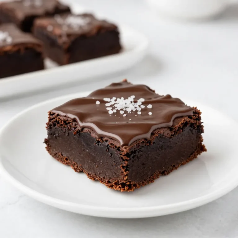 To make the brownie fudge, you will need: - 1 cup unsalted butter, melted - 2 cups granulated sugar - 1 cup brown sugar, packed - 4 large eggs - 1 tablespoon vanilla extract - 1 cup all-purpose flour - 1 cup unsweetened cocoa powder - 1 teaspoon baking powder - 1/2 teaspoon salt - 1 cup semi-sweet chocolate chips For the rich chocolate ganache, gather these items: - 1 cup heavy cream - 8 ounces semi-sweet chocolate, chopped - 1 tablespoon unsalted butter You can swap some ingredients if needed. Here are a few ideas: - Use coconut oil instead of unsalted butter for a dairy-free option. - Replace granulated sugar with coconut sugar for a lower glycemic index. - Try almond flour instead of all-purpose flour for a gluten-free version. - For the ganache, dark chocolate can replace semi-sweet chocolate for a richer taste. These substitutions can help you tailor the recipe to your needs while still enjoying the deliciousness of brownie fudge with chocolate ganache. {{ingredient_image_1}} To start, preheat your oven to 350°F (175°C). Next, grease and line a 9x13 inch baking pan with parchment paper. Leave some paper hanging over the sides. This helps with easy removal later. In a large bowl, combine 1 cup of melted butter, 2 cups of granulated sugar, and 1 cup of packed brown sugar. Whisk this mixture until it is smooth. Next, add in 4 large eggs one at a time. Whisk well after adding each egg. Then, stir in 1 tablespoon of vanilla extract for flavor. In another bowl, sift together 1 cup of all-purpose flour, 1 cup of unsweetened cocoa powder, 1 teaspoon of baking powder, and 1/2 teaspoon of salt. Gradually fold this dry mix into the wet ingredients with a spatula. Be gentle; do not overmix! Finally, stir in 1 cup of semi-sweet chocolate chips until they are evenly spread throughout the batter. Now, pour the brownie batter into your prepared baking pan. Use a spatula to smooth the top. Bake for 25 to 30 minutes. Insert a toothpick in the center to check for doneness. It should come out with a few moist crumbs. After baking, let the brownies cool completely in the pan on a wire rack. This cooling step is key for the best texture. While the brownies cool, it's time to make the chocolate ganache. In a small saucepan, heat 1 cup of heavy cream over medium heat. Watch closely until it just starts to simmer. Remove the saucepan from the heat. Add 8 ounces of chopped semi-sweet chocolate and 1 tablespoon of unsalted butter. Let it sit for a minute. Then, whisk the mixture until it is smooth and glossy. Once the brownies are cool, carefully lift them out of the pan using the parchment paper. Cut them into squares. Drizzle the chocolate ganache over the top. For an extra touch, sprinkle some sea salt on the ganache. This adds a nice flavor contrast. To get the best brownie fudge, use the right balance of wet and dry ingredients. Melt the butter and mix it well with both sugars. This helps create a smooth base. When adding eggs, whisk them in one by one. This adds air and makes the fudge lighter. Mix the flour and cocoa powder gently, so the batter stays thick and fudgy. Remember, overmixing can lead to a cake-like texture, not the gooey fudge you want. Many people make the mistake of mixing too much. This can ruin the texture. Make sure your oven is fully preheated. If it’s not hot enough, the brownies won’t bake right. Also, check your baking time. If you pull them out too soon, you’ll have a gooey mess. If you wait too long, they can dry out. Use a toothpick to test the center. It should come out with a few moist crumbs. Once you cut the brownies, drizzle warm chocolate ganache on top. This adds a rich layer of flavor. You can also sprinkle some sea salt for a sweet and salty taste. For a fancy touch, serve with whipped cream or fresh berries. If you want to impress, add a scoop of vanilla ice cream on the side. This makes every bite a delight! Pro Tips Use Quality Chocolate: The flavor of your brownies will greatly depend on the quality of the chocolate used. Opt for high-quality semi-sweet chocolate for the best results. Don’t Overmix: When combining wet and dry ingredients, mix just until incorporated. Overmixing can lead to dense brownies instead of the desired fudgy texture. Cool Before Cutting: Allow the brownies to cool completely in the pan before cutting. This helps them set and makes it easier to get clean cuts. Enhance with Toppings: For added flavor and texture, consider topping your brownies with nuts, sea salt, or drizzling extra chocolate ganache on top before serving. {{image_2}} Want to mix it up? You can add fun treats to your brownie fudge. Here are some tasty ideas: - Nuts: Add 1 cup of chopped walnuts or pecans for crunch. - Candy: Swirl in 1 cup of your favorite candy. Think M&Ms or Reese's Pieces. - Dried Fruit: Toss in 1 cup of dried cherries or cranberries for a fruity twist. - Peanut Butter: Swirl in 1/2 cup of creamy peanut butter for a nutty flavor. These add-ins can really boost the taste. You can try different combos to find your favorite! You can change up the ganache flavor too! Here are some ideas to enhance your chocolate experience: - Mint: Add 1 teaspoon of peppermint extract for a cool touch. - Coffee: Mix in 1 tablespoon of instant coffee for a rich depth. - Orange: Stir in 1 teaspoon of orange zest for a bright flavor. - Spices: Add a pinch of cinnamon or chili powder for warmth. These small tweaks can take your ganache to the next level. Each flavor offers a new twist to enjoy! Toppings can make your brownie fudge even better. Here are a few great options: - Ice Cream: Serve with a scoop of vanilla or mint chocolate chip ice cream. - Whipped Cream: Top with fresh whipped cream for a light touch. - Caramel Sauce: Drizzle caramel sauce for extra sweetness and richness. - Berries: Fresh strawberries or raspberries add a fresh contrast. Using these toppings can make your dessert look fancy and taste amazing. Get creative with what you have! To keep your brownie fudge fresh, store them in an airtight container. This keeps moisture in and prevents them from drying out. Place a layer of parchment paper between the brownies and the lid. This helps avoid sticking. Store them at room temperature for up to three days. If you think you won't eat them fast, refrigeration works too. Just wrap them well to avoid fridge odors. You can freeze brownie fudge to enjoy later. First, let the brownies cool completely. Then, cut them into squares. Wrap each square tightly in plastic wrap. Place the wrapped brownies in a freezer bag or airtight container. They can stay fresh for up to three months in the freezer. To thaw, just leave them at room temperature for about an hour. If you want to warm up your brownie fudge, the oven is best. Preheat your oven to 350°F (175°C). Place the brownies on a baking sheet and cover them with foil. Heat for about 10 minutes. This keeps them soft. You can also use the microwave. Heat in 10-second bursts to avoid overheating. Enjoy them warm with a drizzle of chocolate ganache for the best taste! Yes, you can use butter substitutes. Options like coconut oil or margarine work well. These choices may change the taste slightly. If you want a dairy-free option, try using vegan butter. Just remember, the texture may differ a bit, but your brownies will still be tasty! To check if your brownies are done, do the toothpick test. Insert a toothpick into the center of the brownies. If it comes out with a few moist crumbs, they are ready. If it’s clean, they may be overbaked. Keep an eye on them, as baking times can vary. Absolutely! You can make the brownies a day or two in advance. Just store them in an airtight container at room temperature. Wait until serving time to drizzle the ganache on top. This keeps everything fresh and delicious. Enjoy your sweet treat whenever you like! This blog post covered everything you need for delicious brownie fudge. We discussed ingredients, easy steps, and helpful tips. I shared ways to switch up the flavors and store leftovers. Brownie fudge is fun to make and enjoy. Use your favorite add-ins and toppings to make it unique. You can impress friends and family with this treat. Now you have all the tools to create the best brownie fudge ever! Enjoy your baking adventure.
